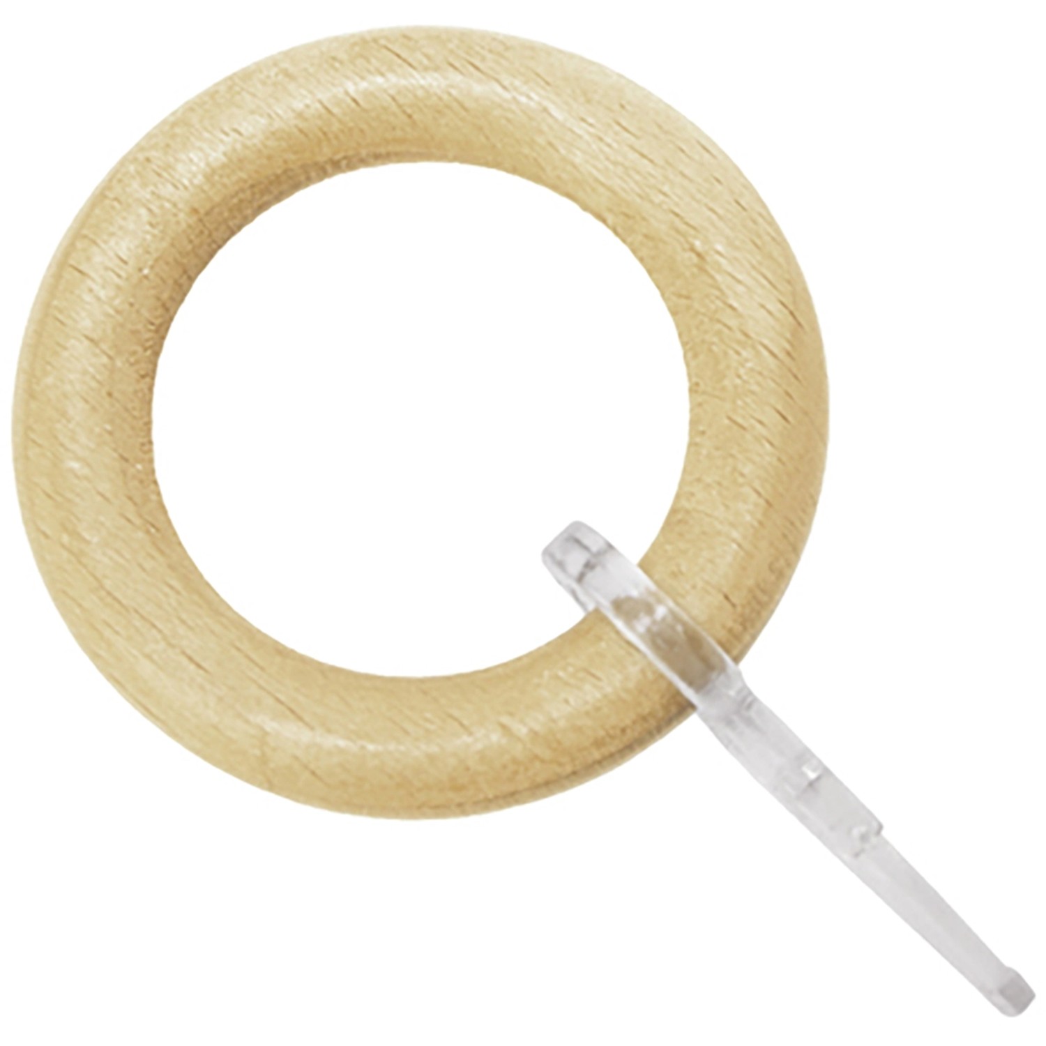 Gardinia Gardinenringe für Set Shorty Ø 2,5 cm Buche 10 Stück FSC®