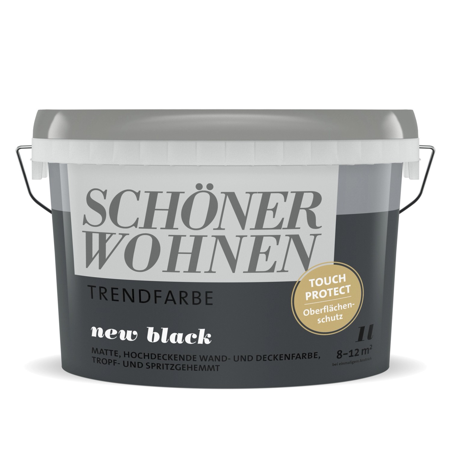Schöner Wohnen Trendfarbe New Black 1 L