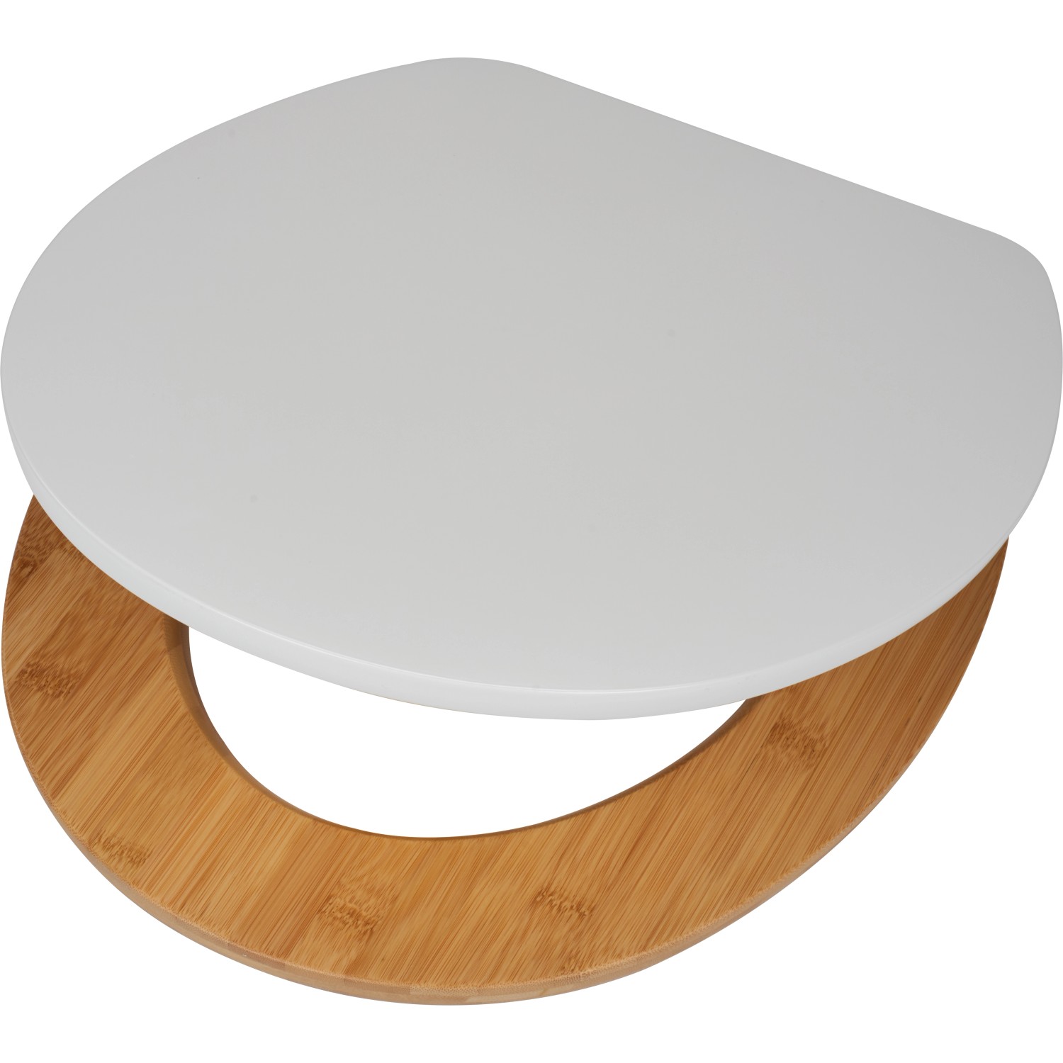 baliv WC-Sitz Holena  mit Absenkautomatik Holzkern Weiß