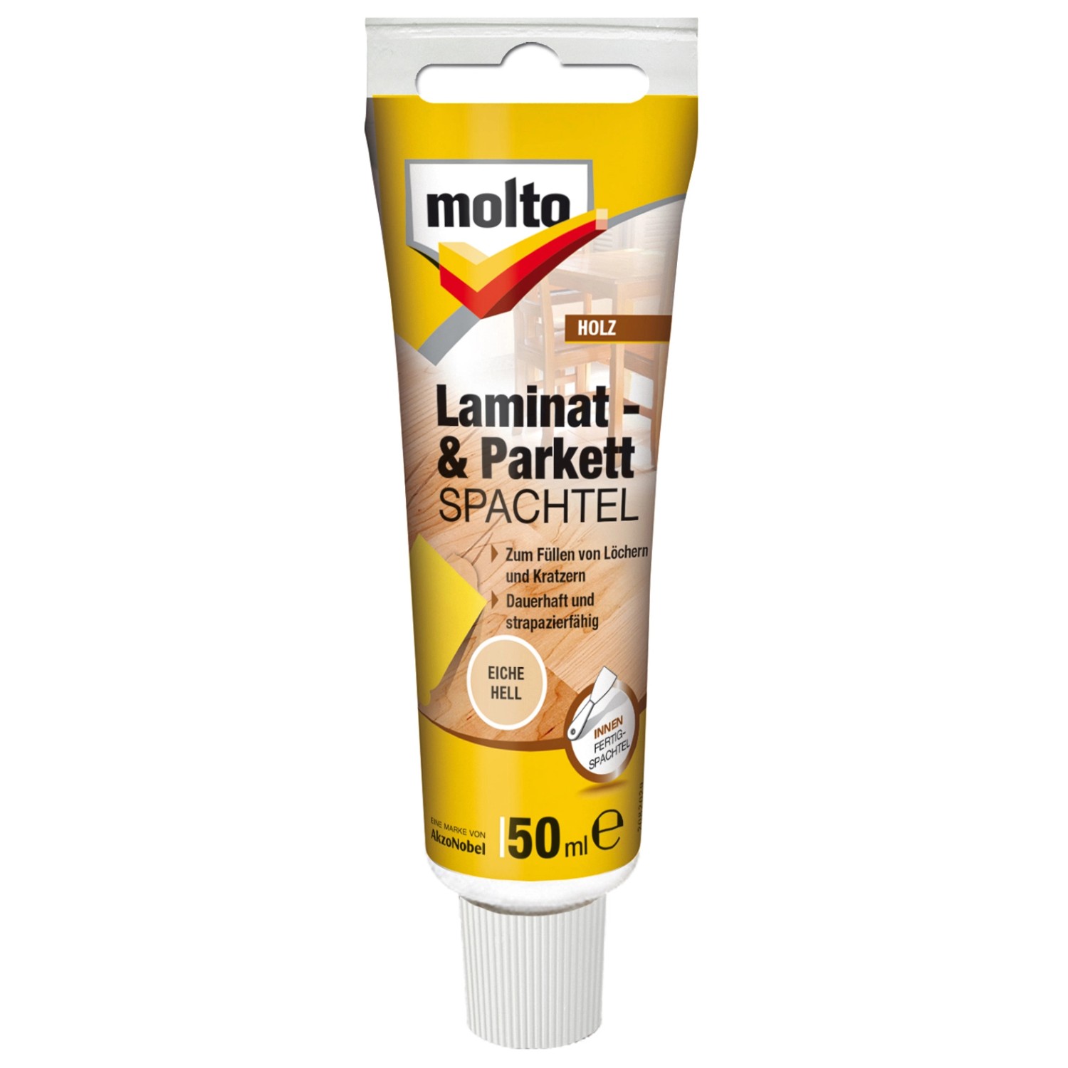 Molto Laminat- & Parkettspachtel Eiche hell 50 ml