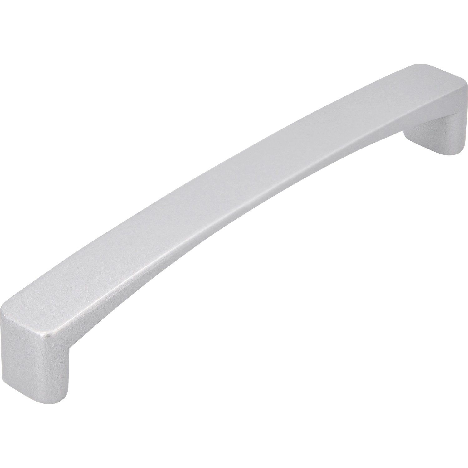 Siro Möbelgriff 16 mm x 136 mm x 23 mm Metall Aluminium Lochabstand 128 mm