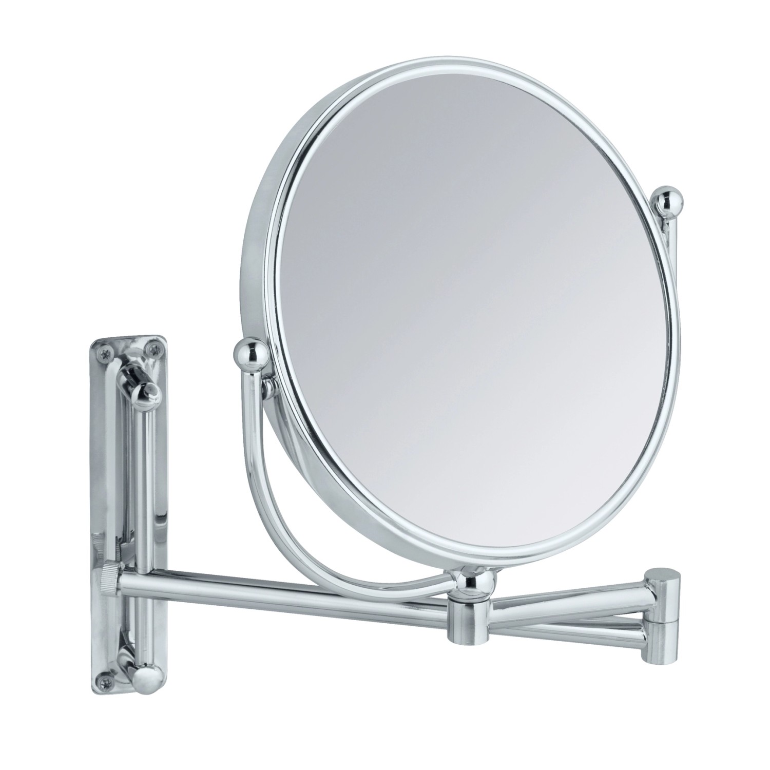 Wenko Kosmetik-Wandspiegel Deluxe 33 cm x 23 cm x 28,5 cm Chrom