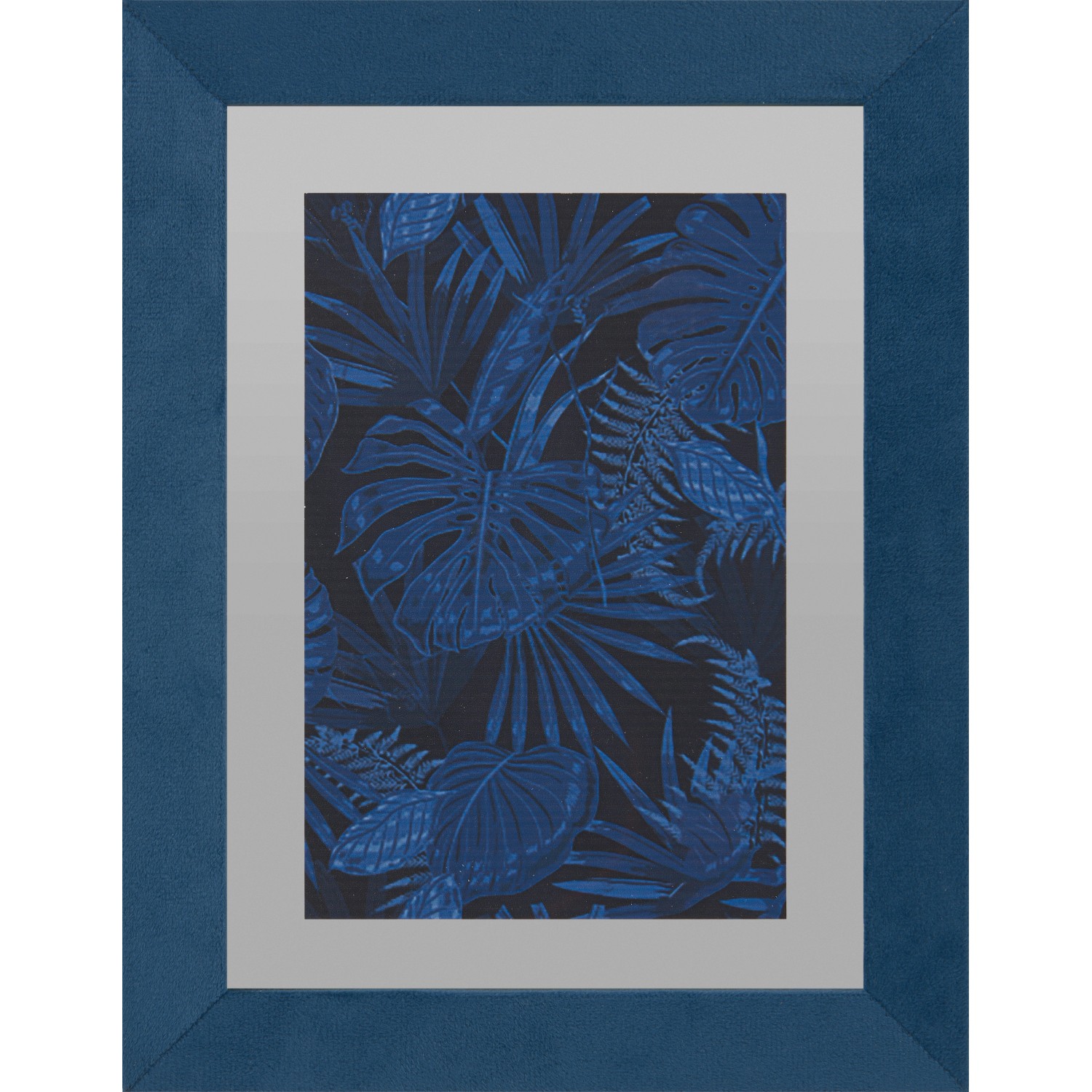 Bilderrahmen in Samtoptik Dark Wonder 10 cm x 15 cm Türkis