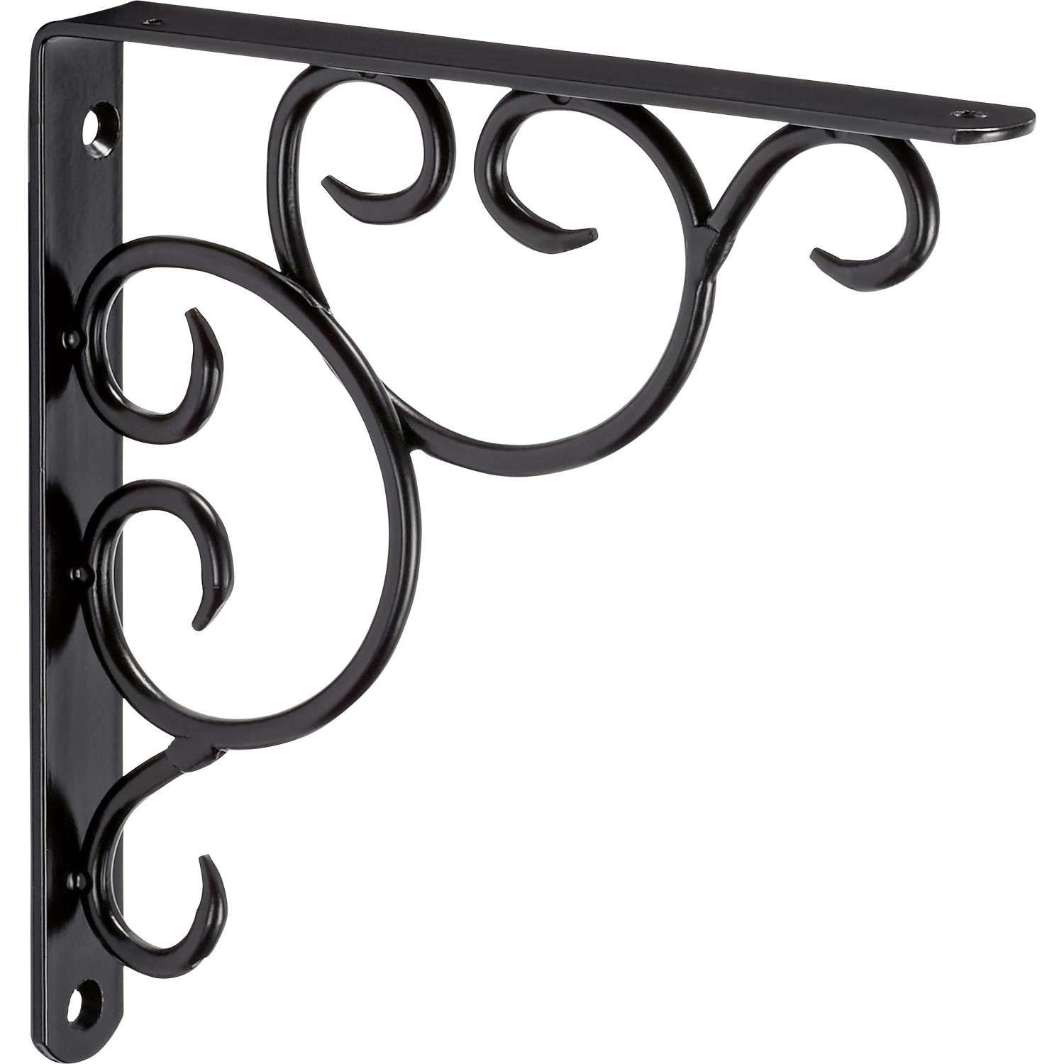 OBI Konsole Curly Schwarz matt 190 mm x 190 mm