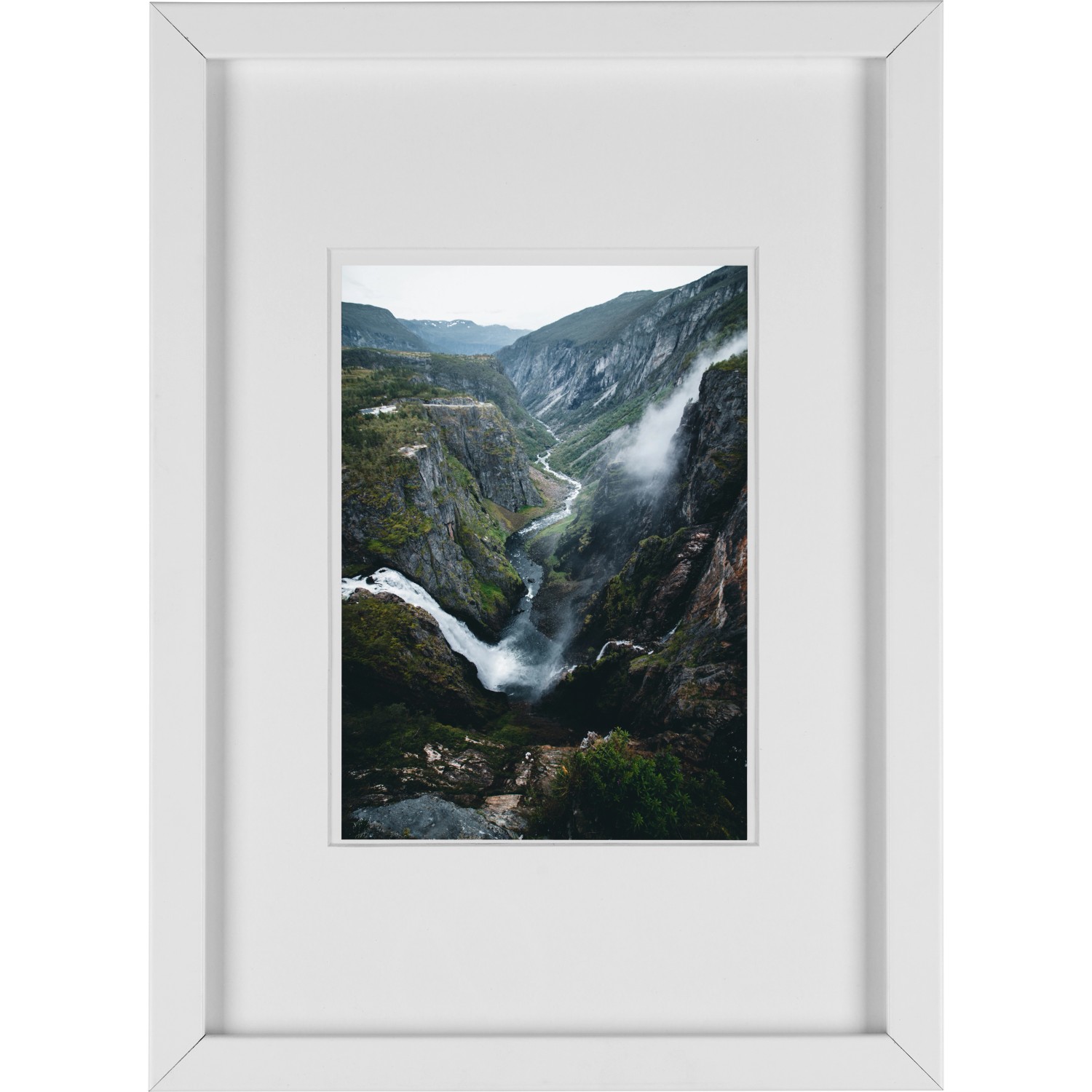 MDF-Bilderrahmen Breit Weiß 21 cm x 29,7 cm