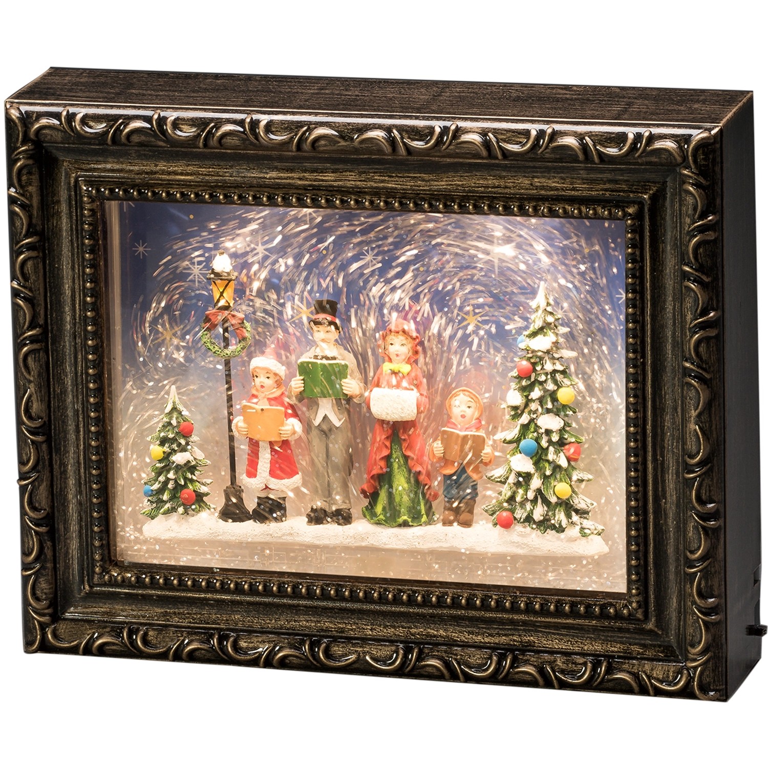 Konstsmide LED-Bilderrahmen mit Weihnachtschor Wassergefüllt für Innen