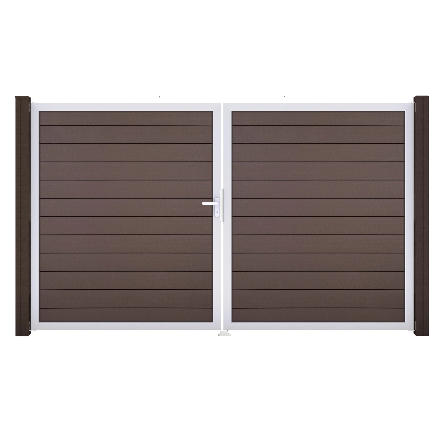 GroJa Solid Steckzaun Tor DIN Links EV1 Terra