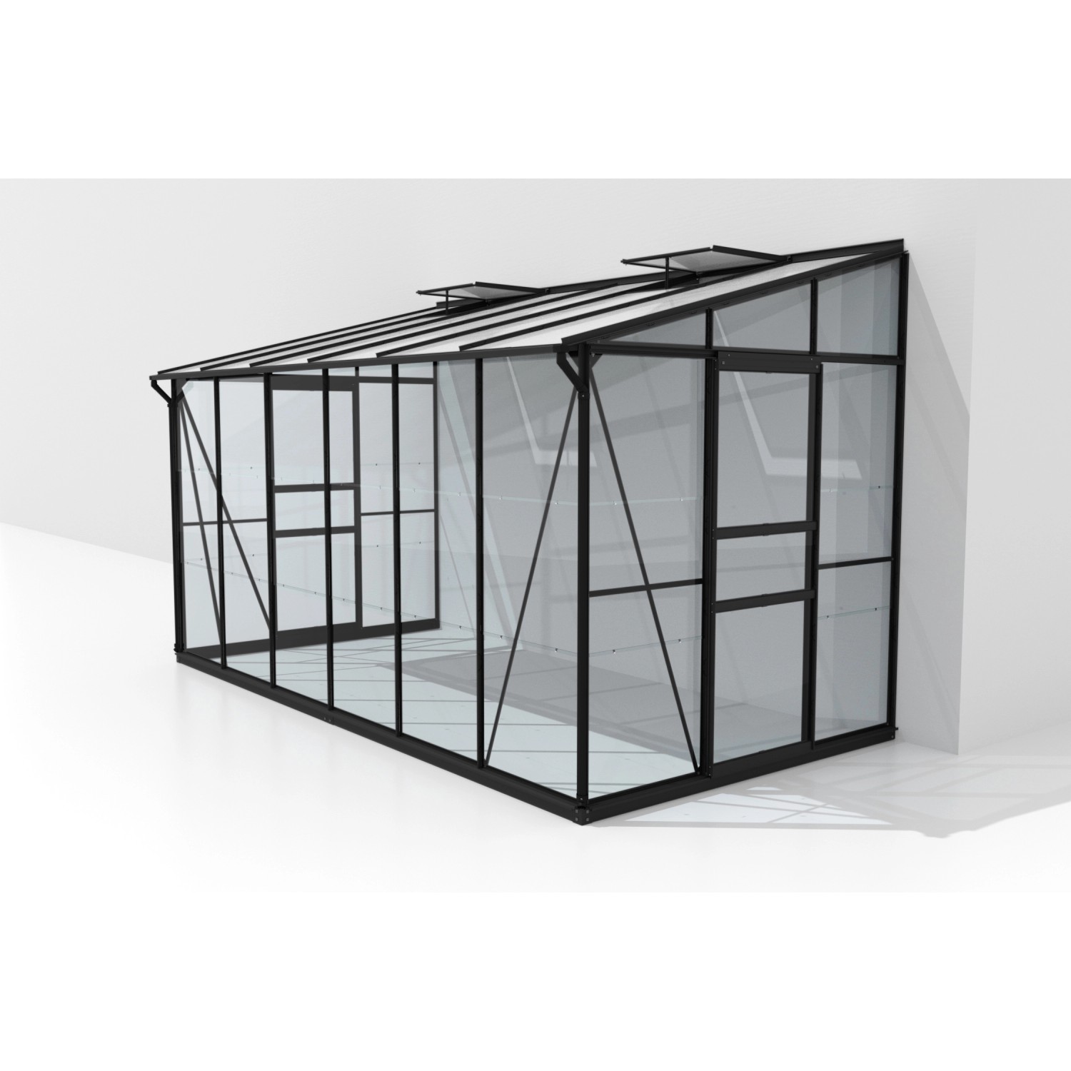 Vitavia Gewächshaus Ida 7800 Schwarz 7,8 m²