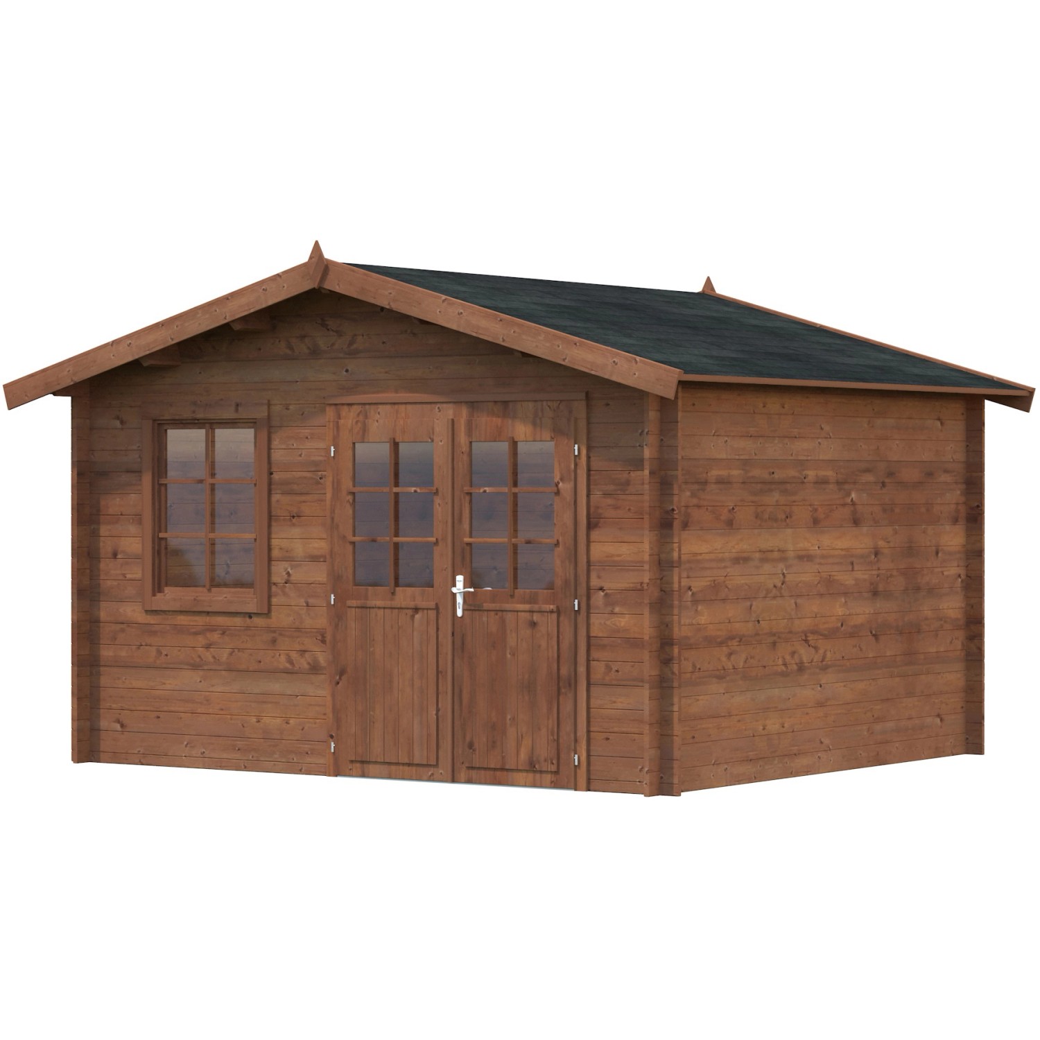 Palmako Holz-Gartenhaus - Druckimprägniert 416 cm x 317 cm FSC®