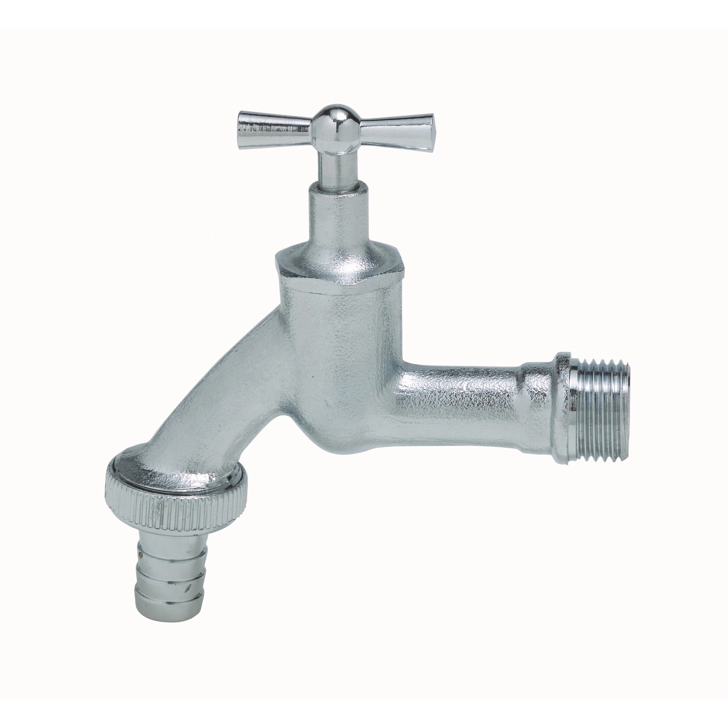 Wasserhahn 26,4 mm (R 3/4) AG matt verchromt