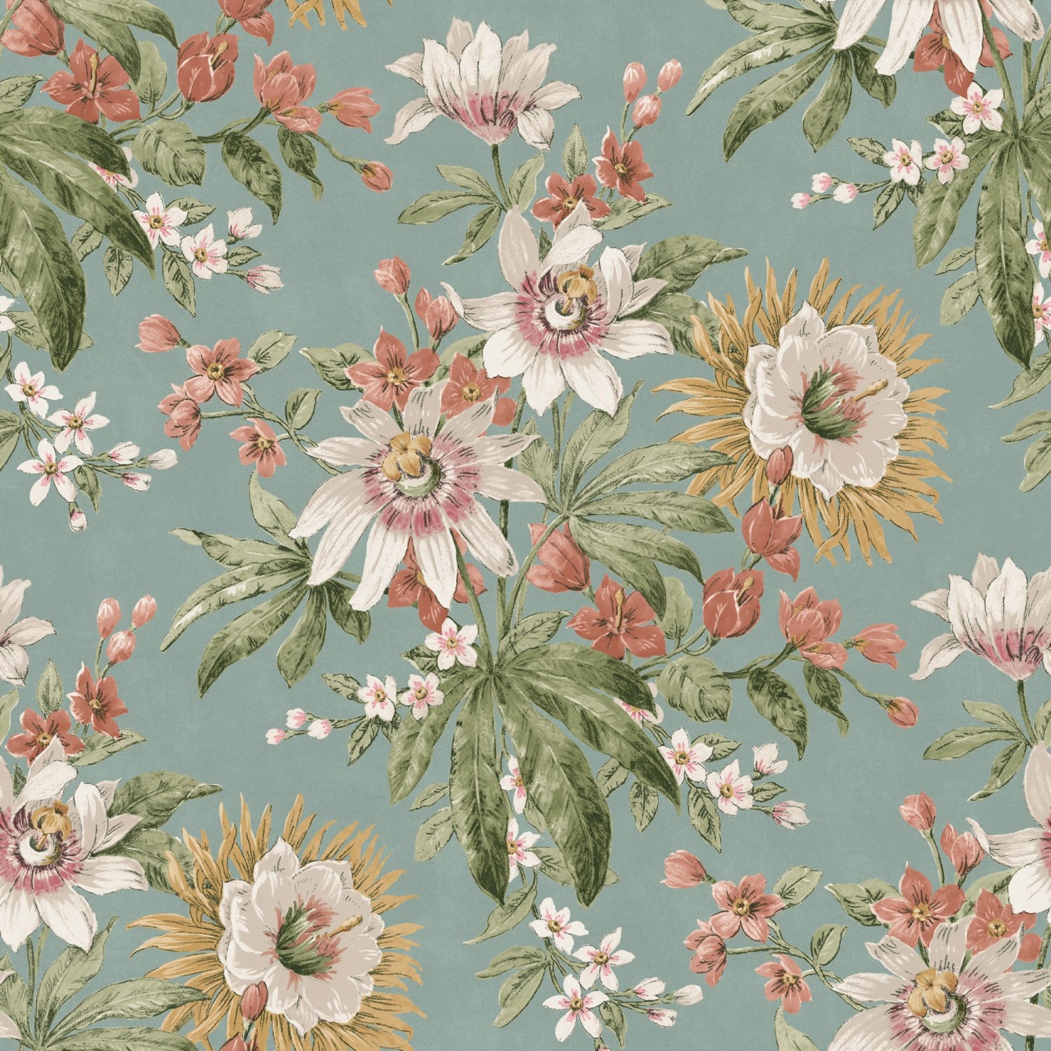 Boutique Vliestapete Martha Duck Egg 10,05 x 0,52 m