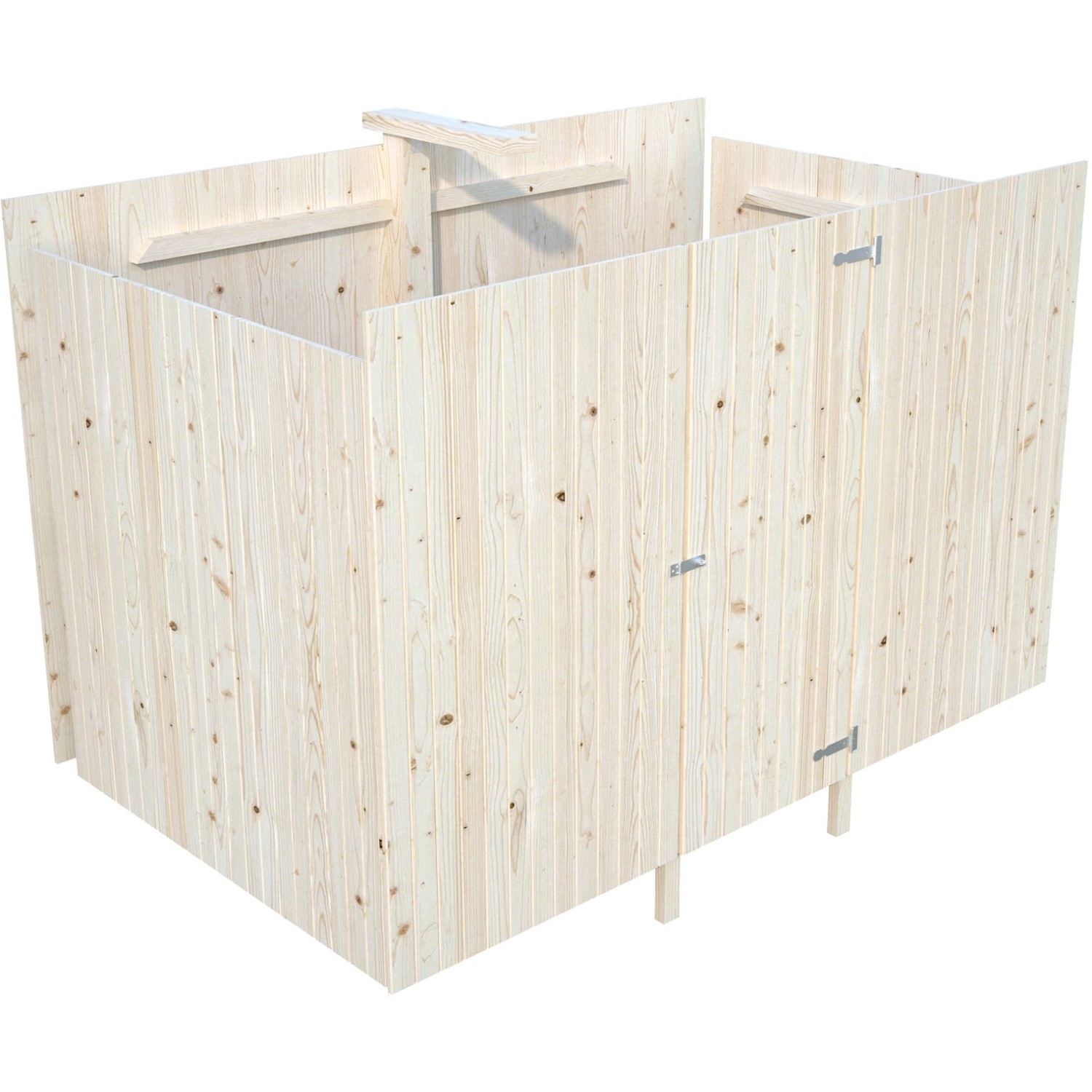 Palmako Anbauschuppen für Carport Karl 360 cm x 762 cm