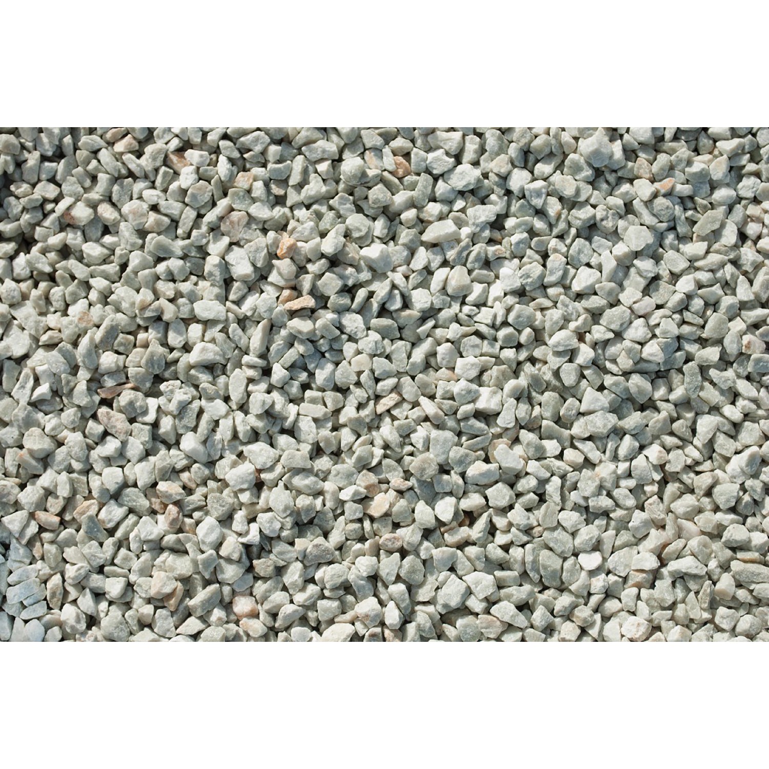Quarzitsplitt Eis-Weiß 8 - 12 mm 25 kg PE-Sack