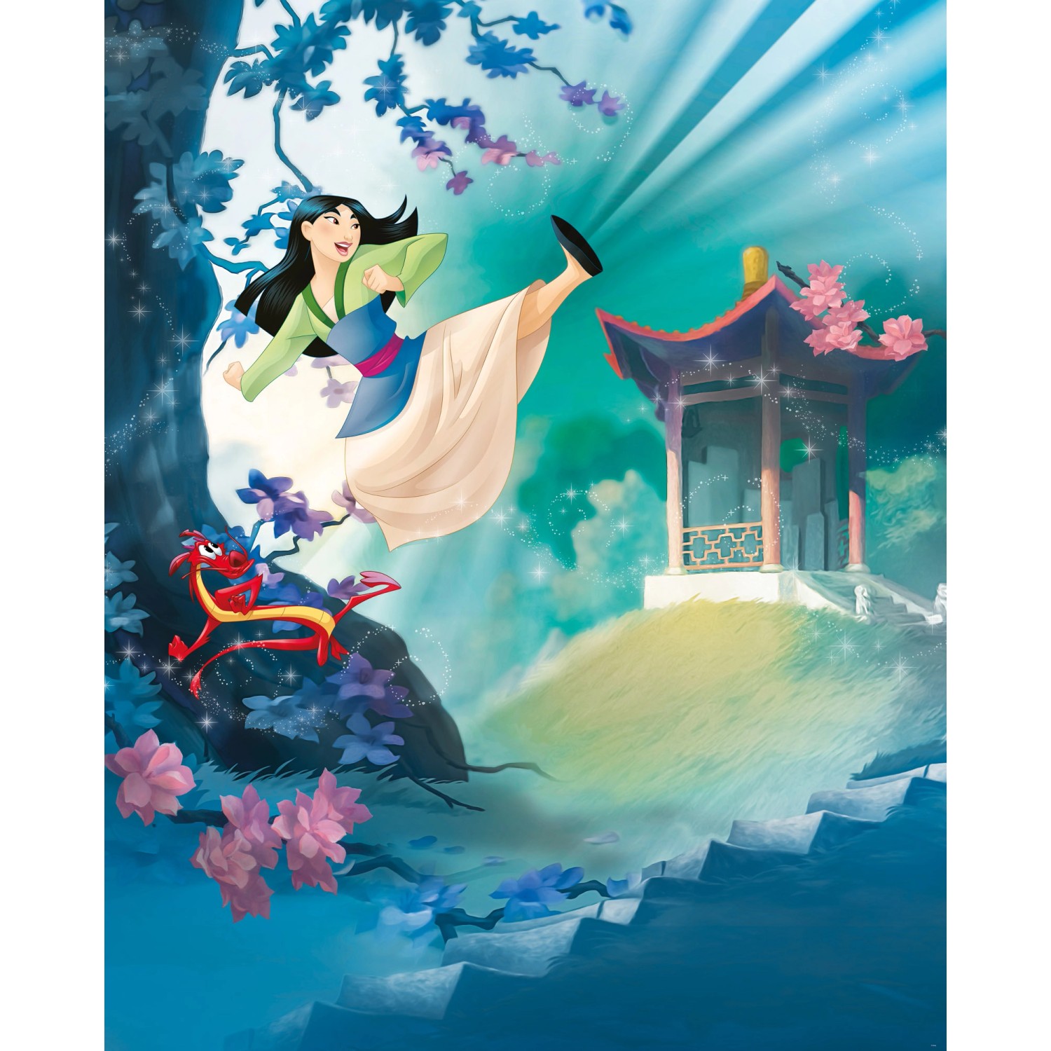 Komar Fototapete Vlies Mulan 200 x 250 cm