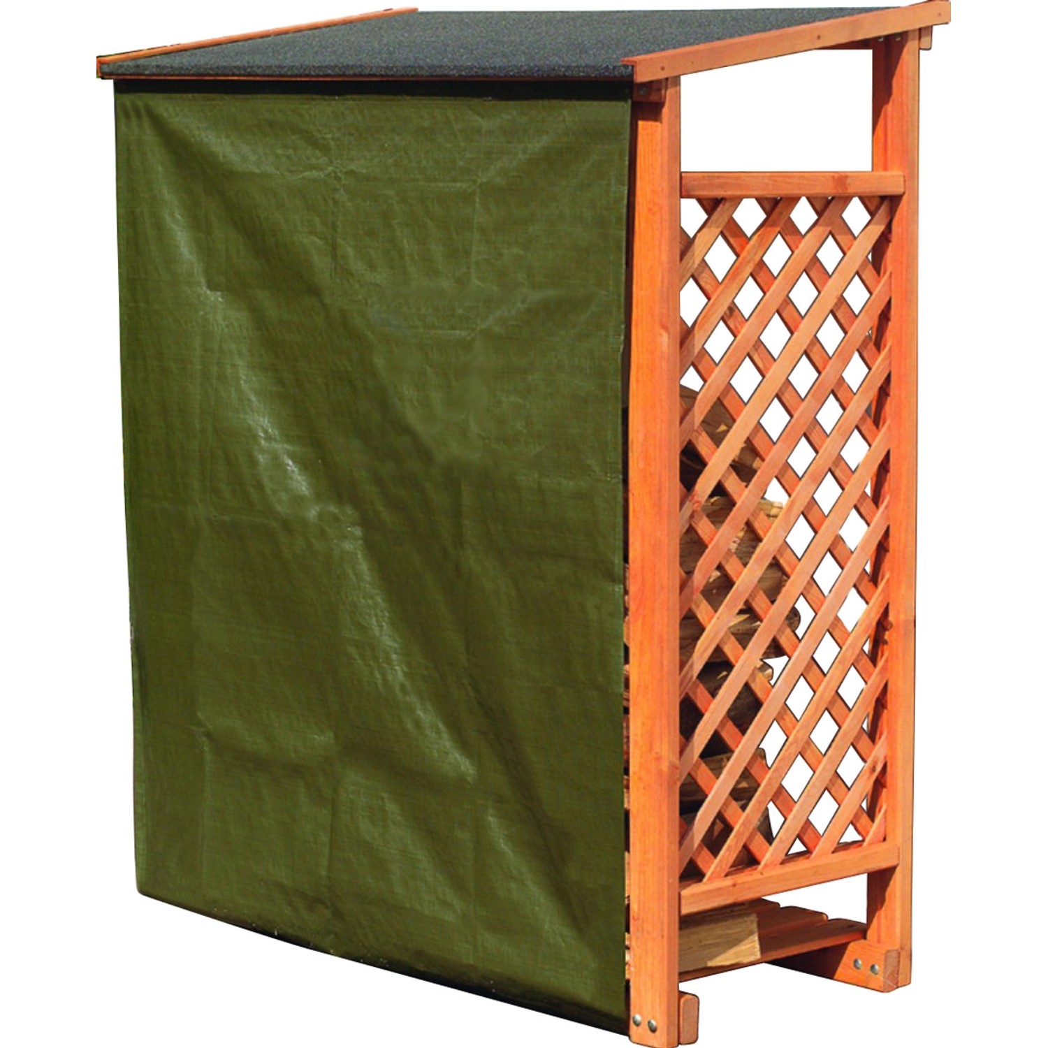 Wetterschutz für Kaminholzregal Speyer & Roma