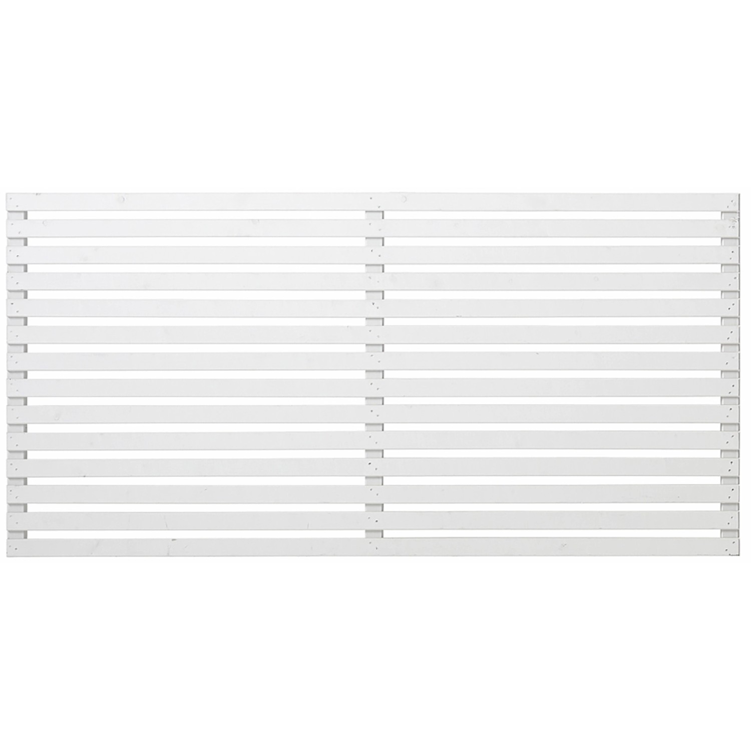 Plus Holz Vorgartenzaun Tokyo Nadelholz Weiß 180 cm x 90 cm