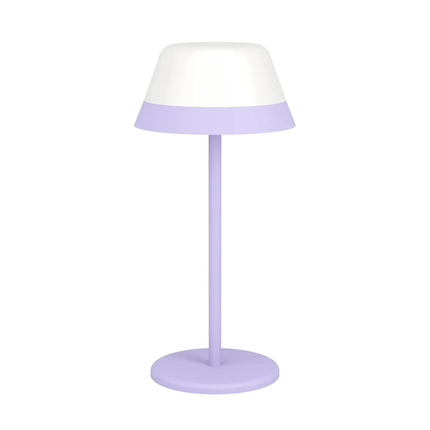 EGLO LED Außen-Tischlampe Meggiano Lila-Weiß kabellose Touch-Funkt. RGBW IP54