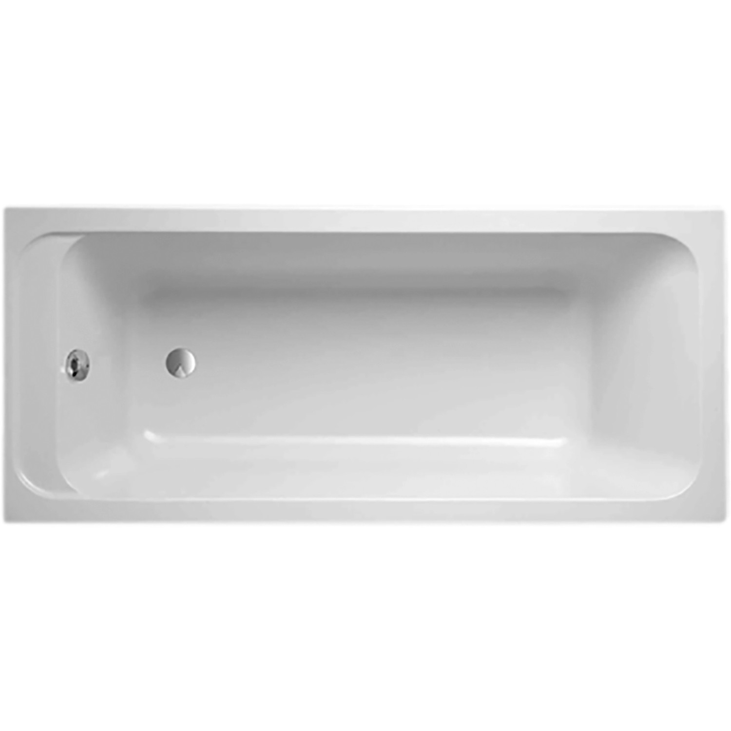 Villeroy & Boch Rechteck-Badewanne Architectura 160 cm x 70 cm Weiß Alpin