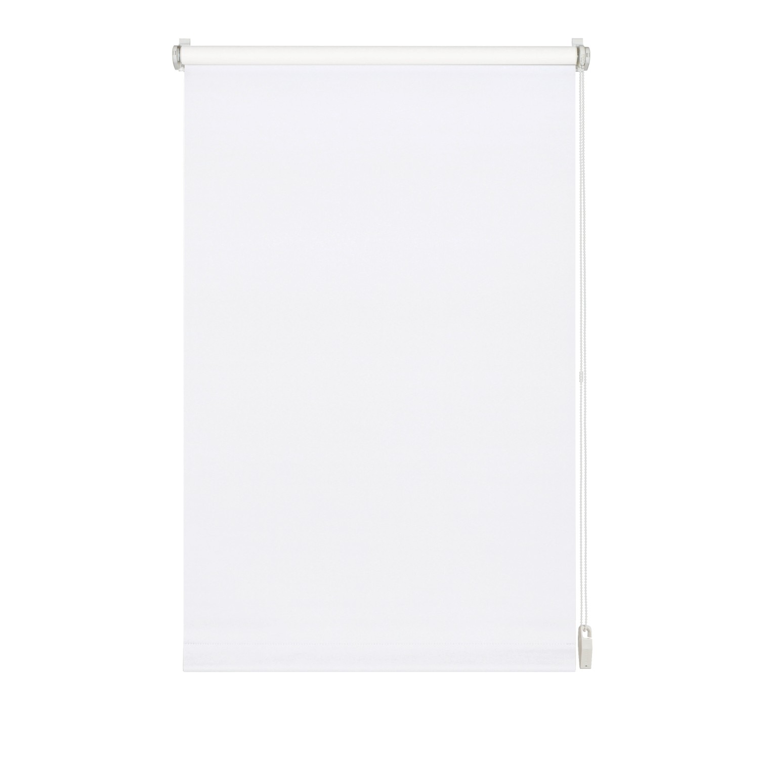 Gardinia EasyFix Rollo Uni 100 cm x 150 cm Reinweiß strukturiert