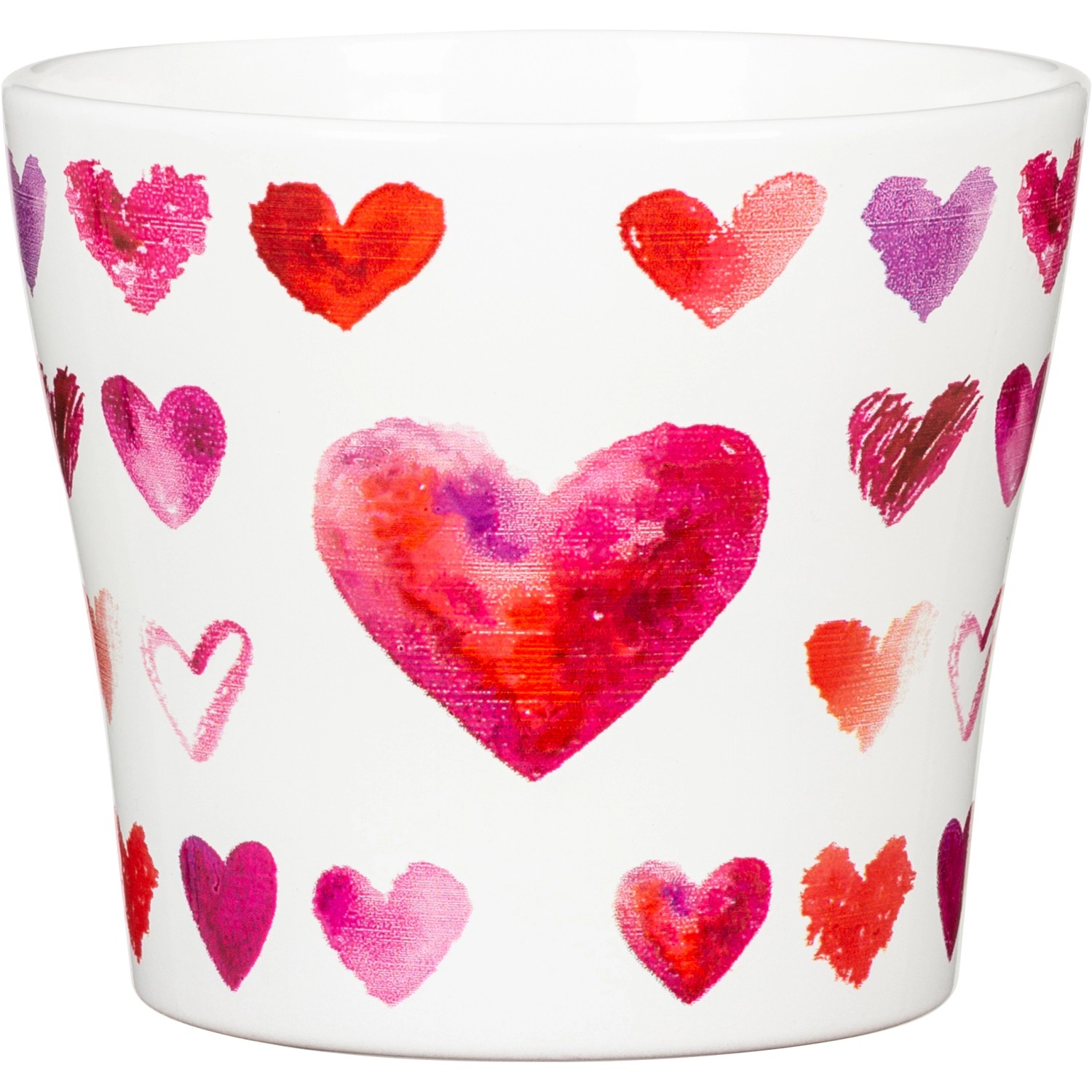 Scheurich Übertopf 808 Ø 13 cm x 11,2 cm Heartbeat