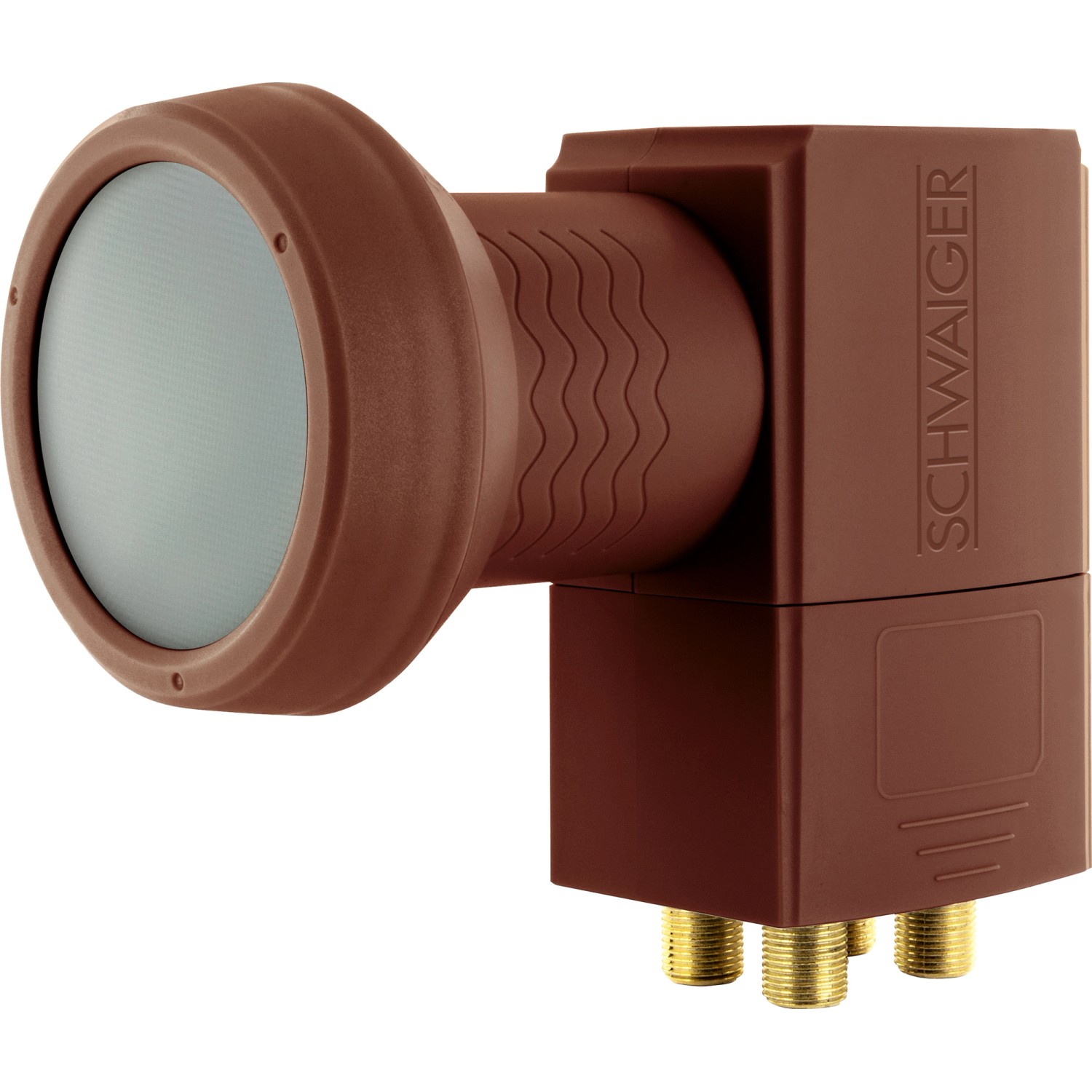 Schwaiger Quad-LNB Sun Protect Digital Ziegelrot