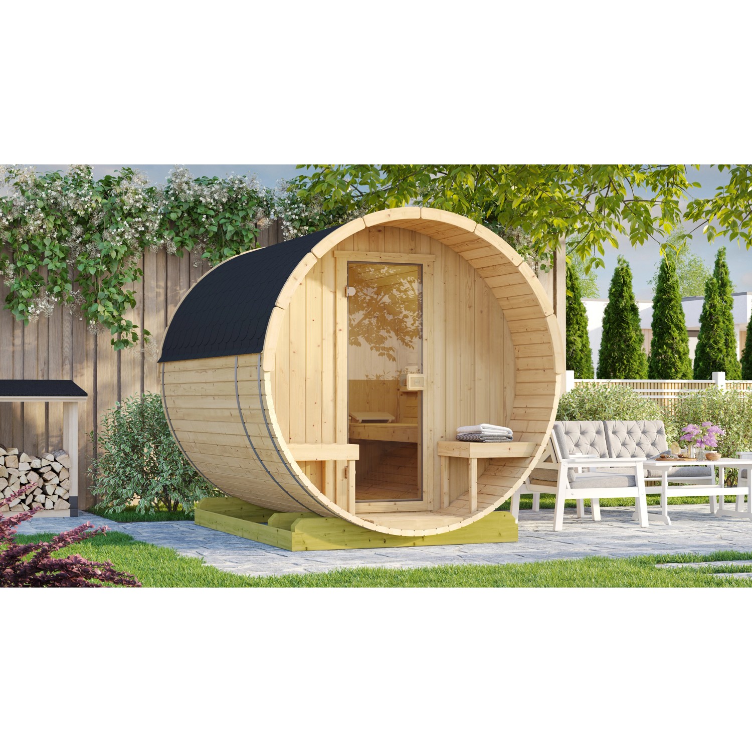 Weka Fasssauna 198 o. Ofen