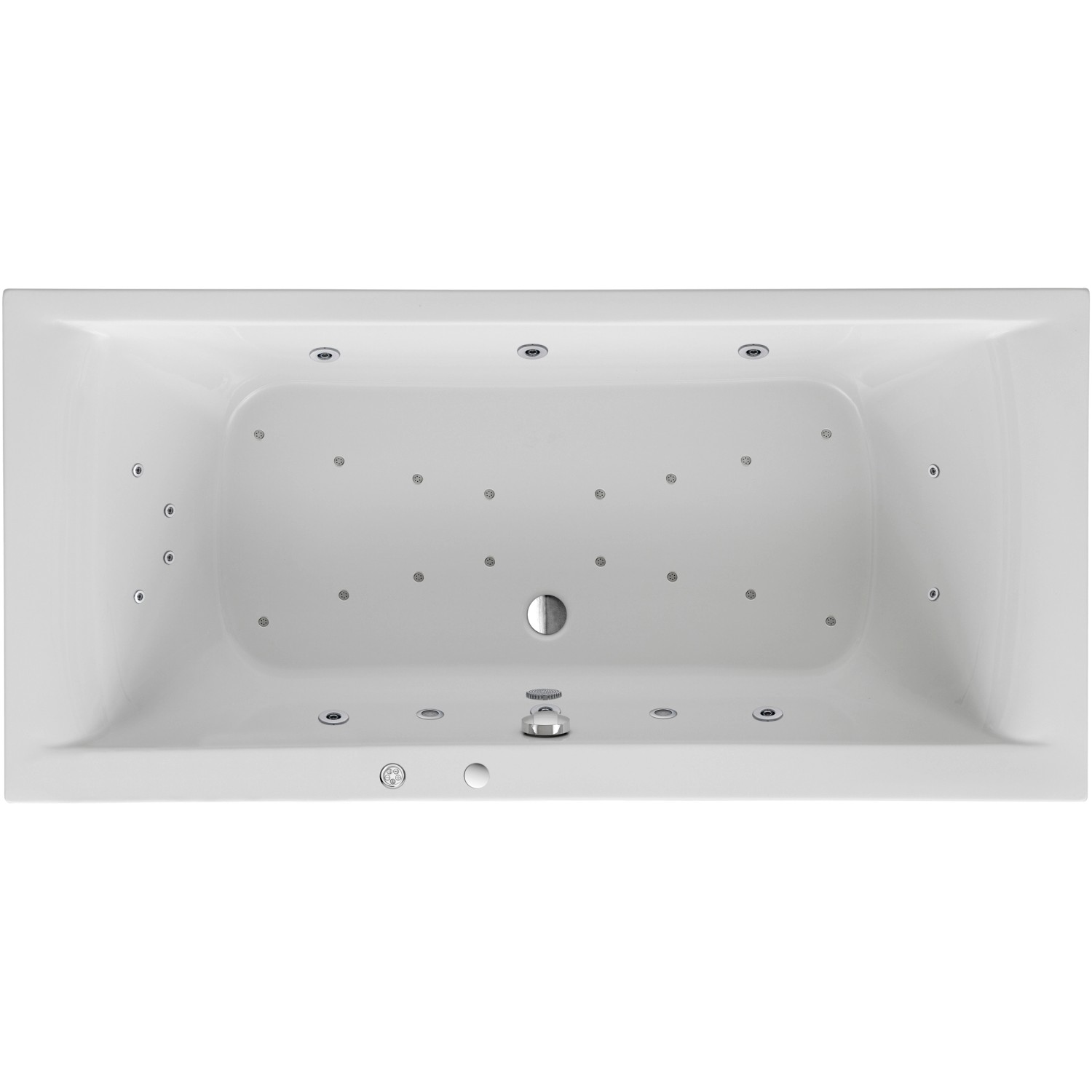Ottofond Whirlpool Rosa Exklusiv 170 cm x 75 cm Weiß