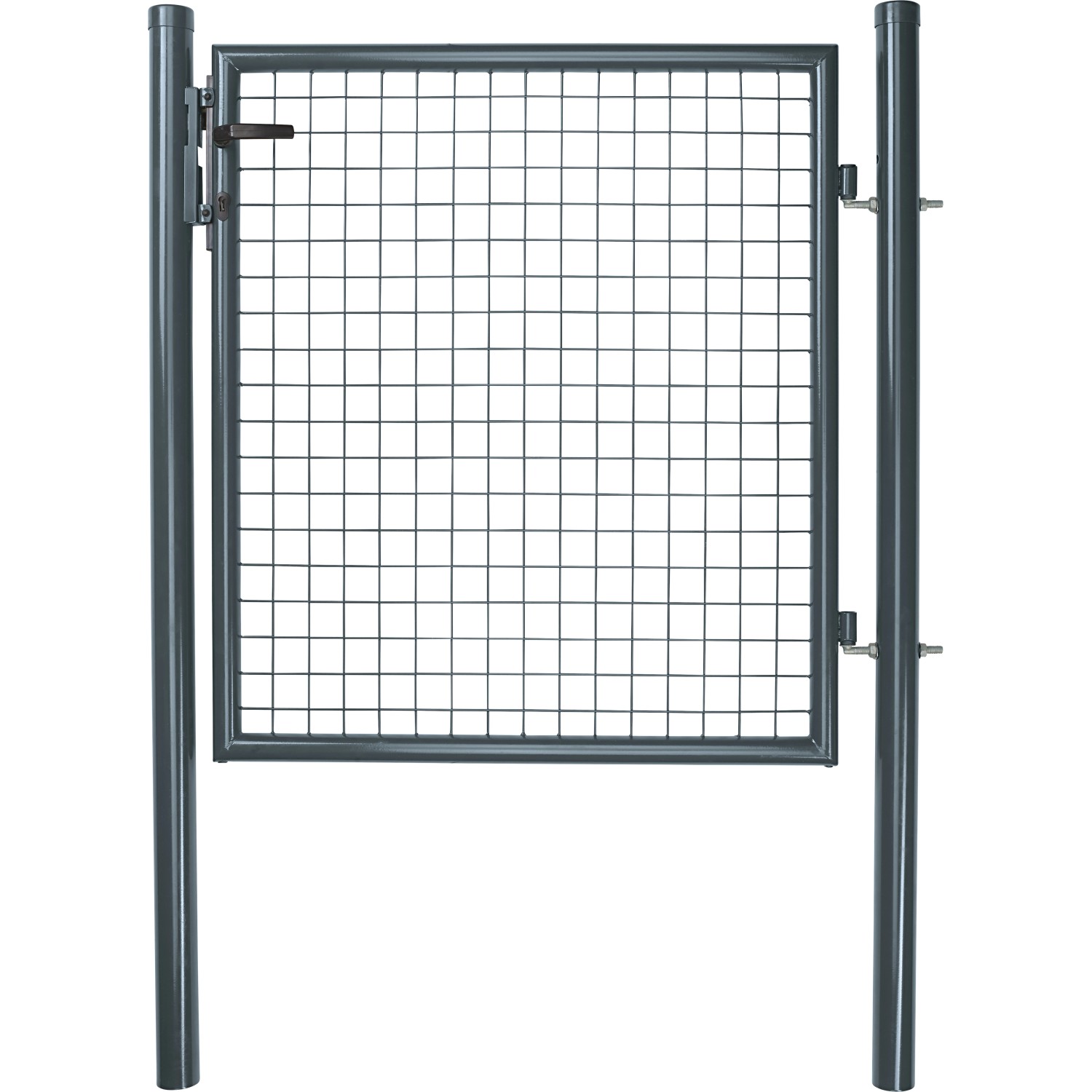 Wellengitter-Einzeltür Anthrazit 1 m x 1 m