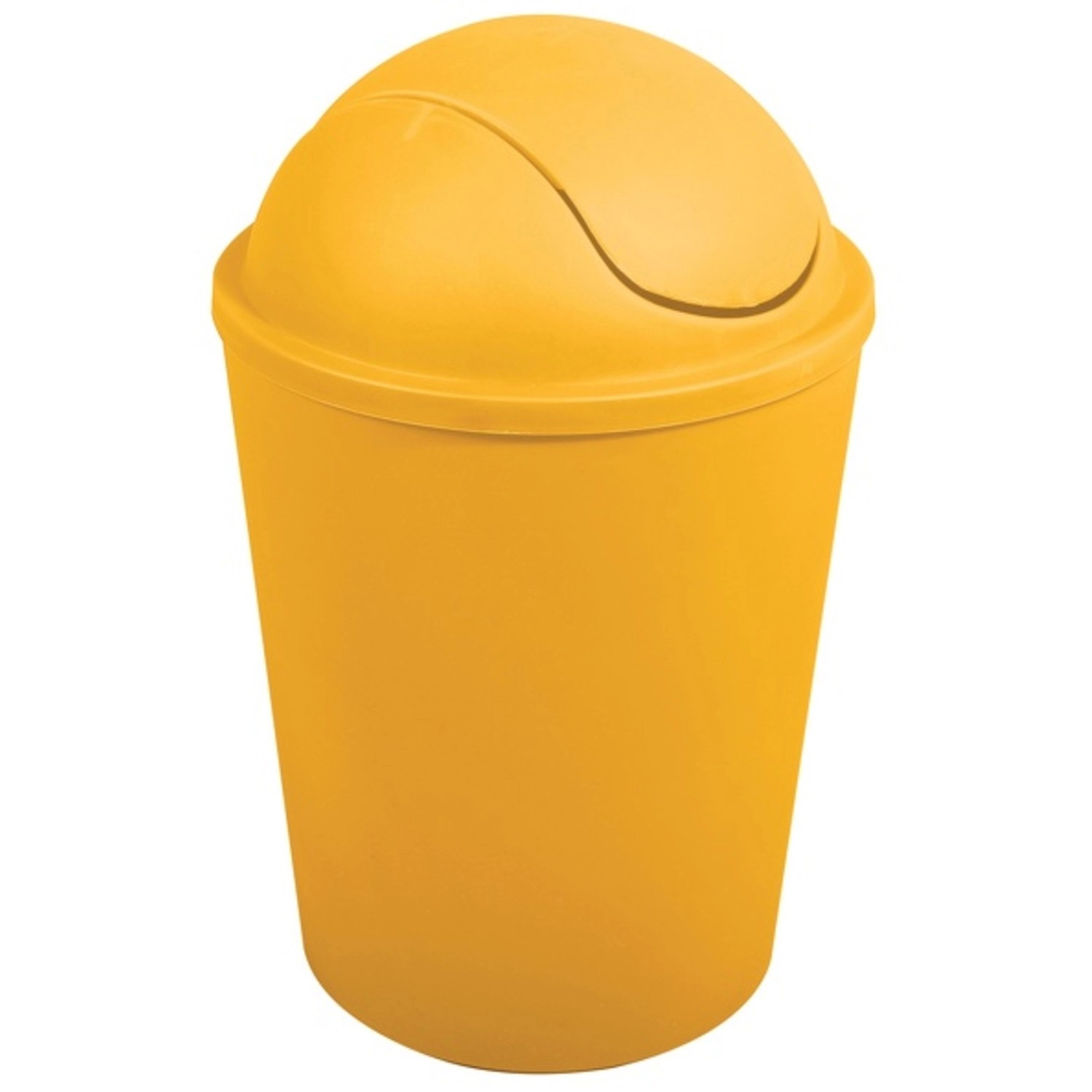 MSV Mülleimer mit Schwingdeckel Ako 5,5 l Safran