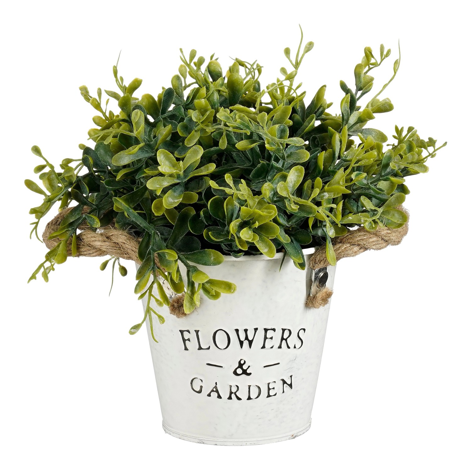 Mica Kunstpflanze Buchsbaum in Topf 20 cm x Ø 15 cm Grün