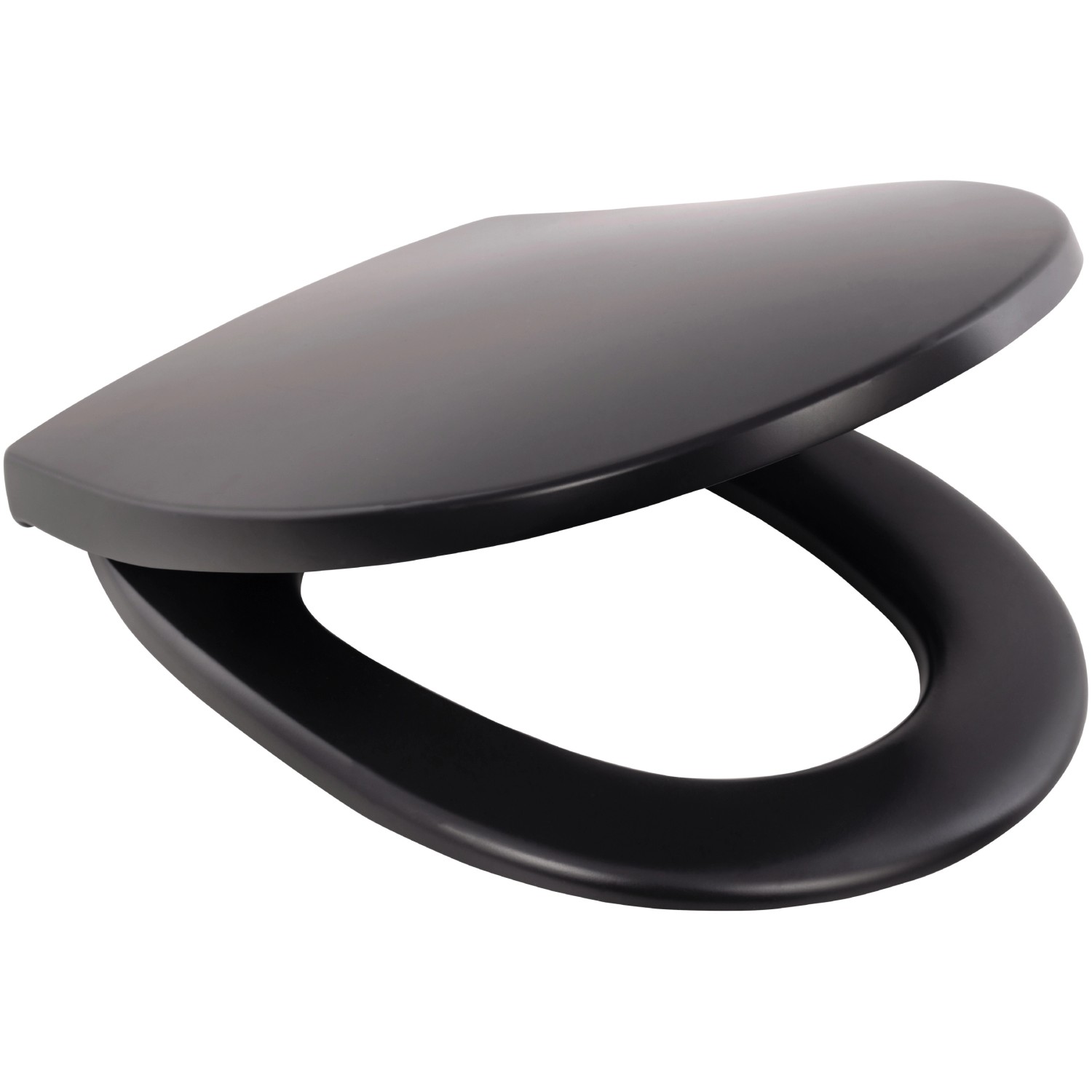 Schöner Wohnen WC-Sitz Antus Slimline Soft Close Schwarz Matt