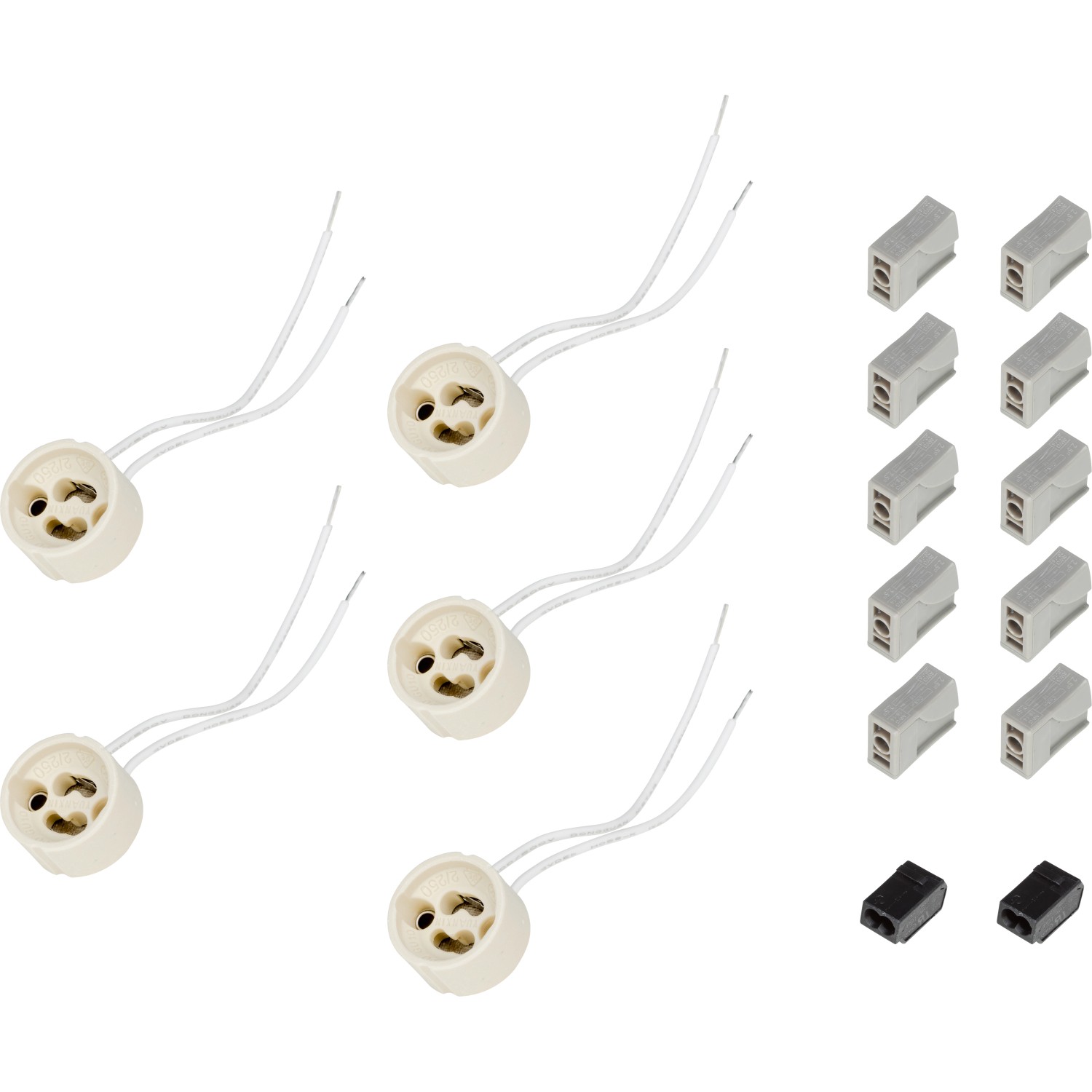 Umrüst-Set für Halogenlampe GU10 17-teilig