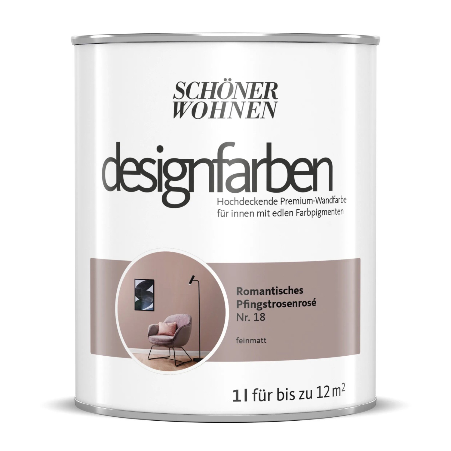 Schöner Wohnen Designfarben Romantisches Pfingstrosen 1 l