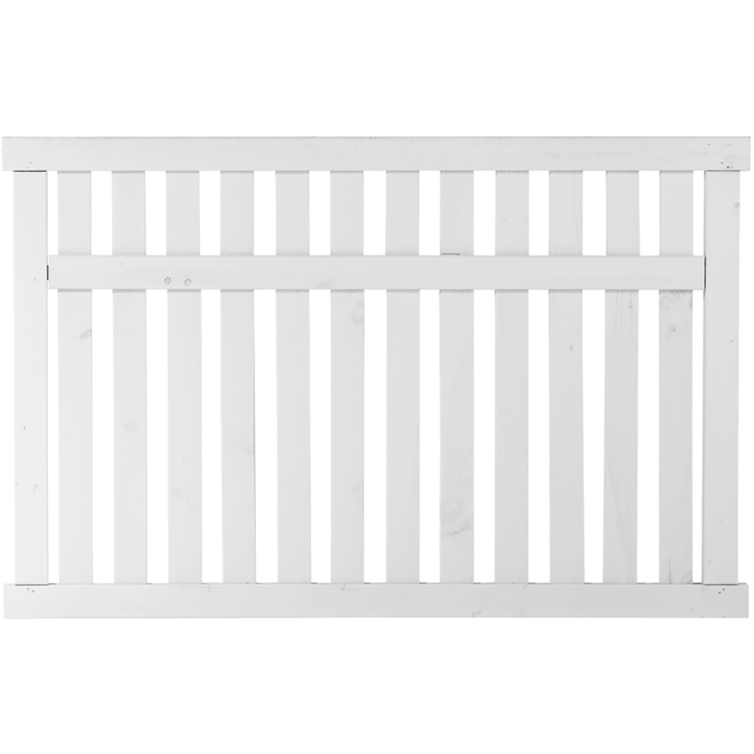 Plus Holz Vorgartenzaun Country Nadelholz Weiß 150 cm x 96 cm