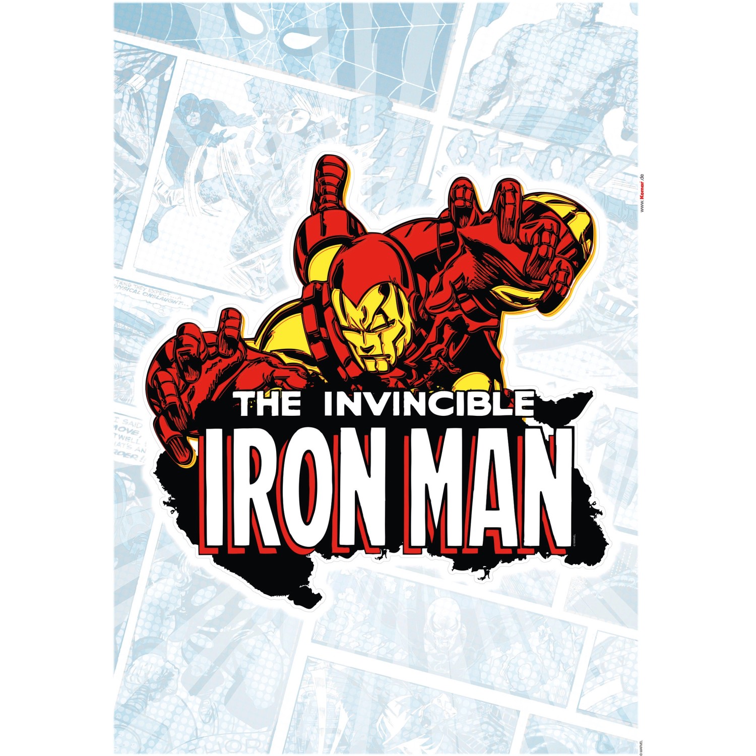 Komar Deko-Sticker Iron Man Classic 50 x 70 cm