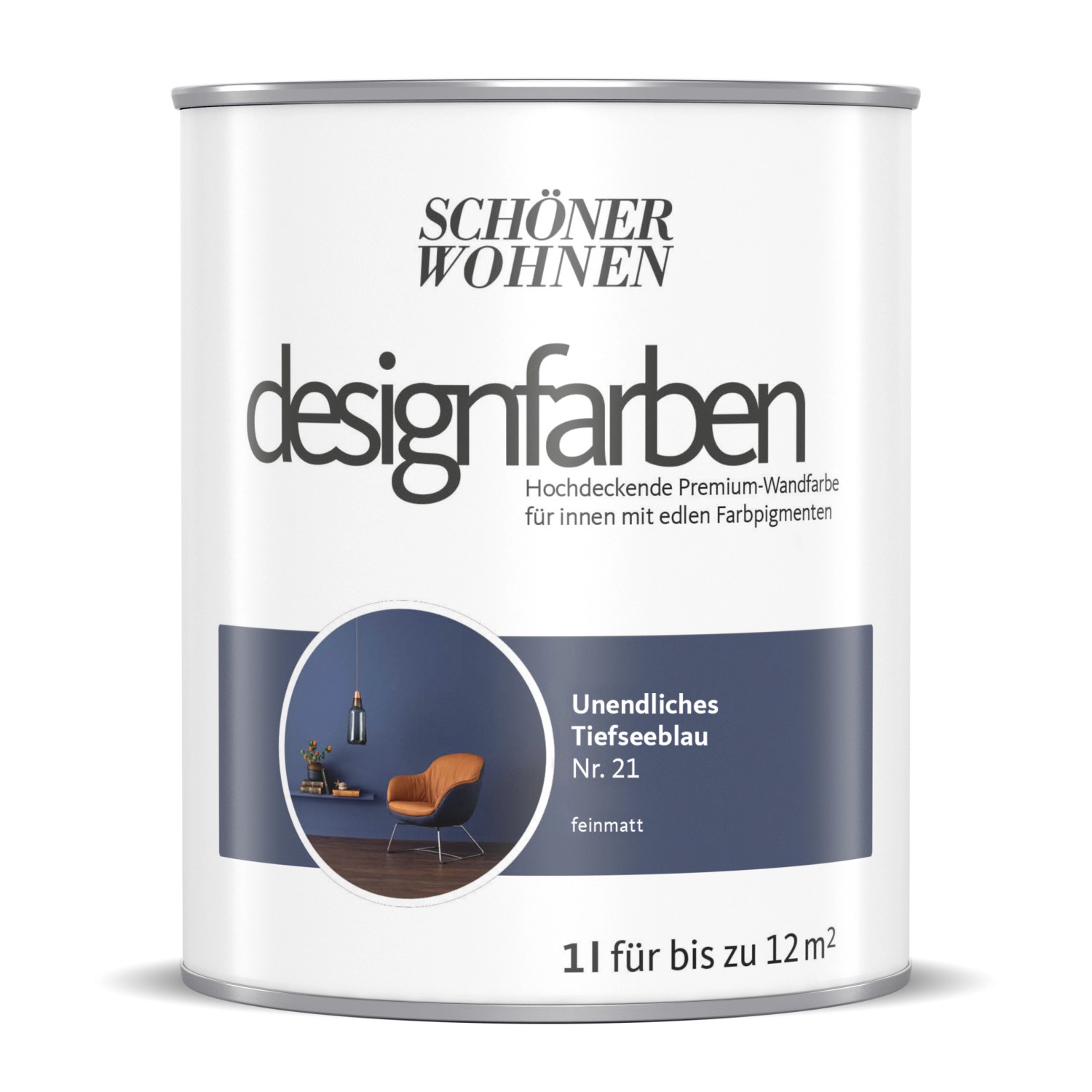 Schöner Wohnen Designfarben Unendliches Tiefseeblau 1 l