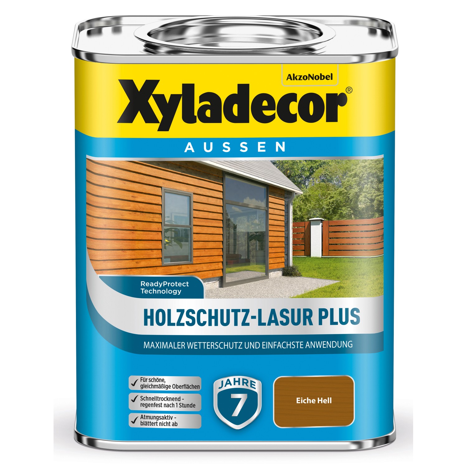 Xyladecor Holzschutz-lasur Plus Eiche-Hell 0,75 l