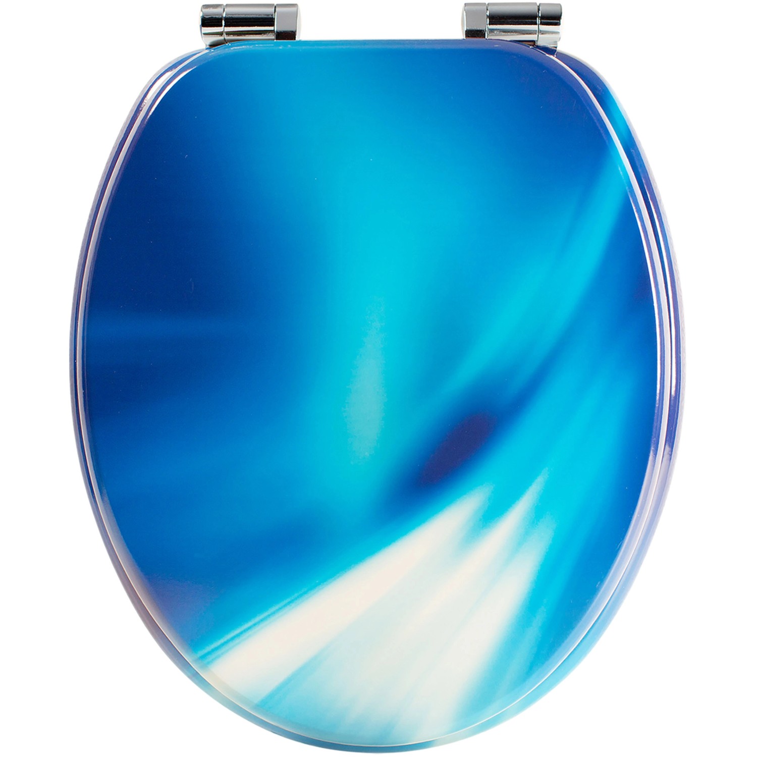 Sanfino WC Sitz Wave Toilettendeckel mit Absenkautomatik aus Holz