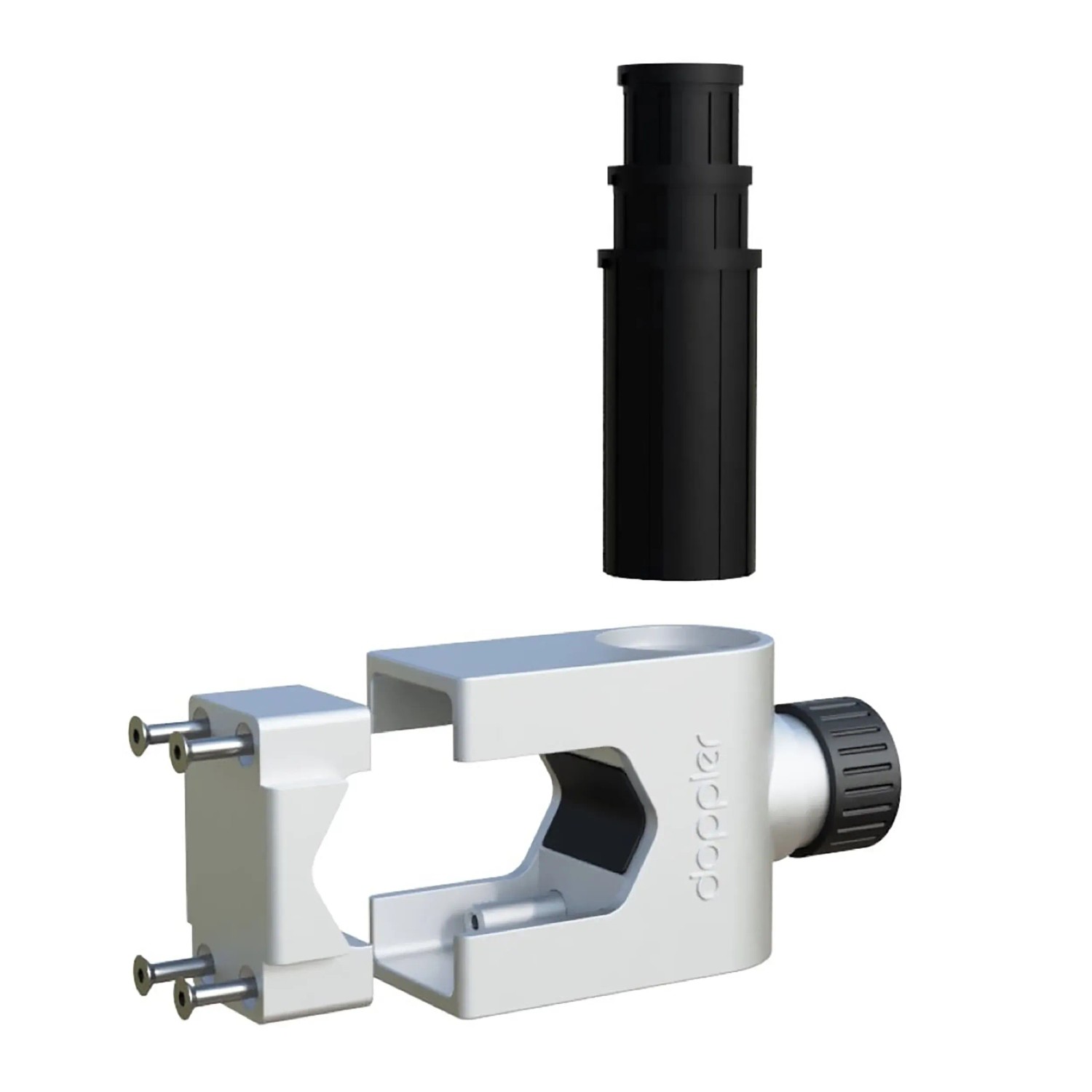 Doppler Balkonklammer Fix Maxi Silber 22 mm - 38 mm