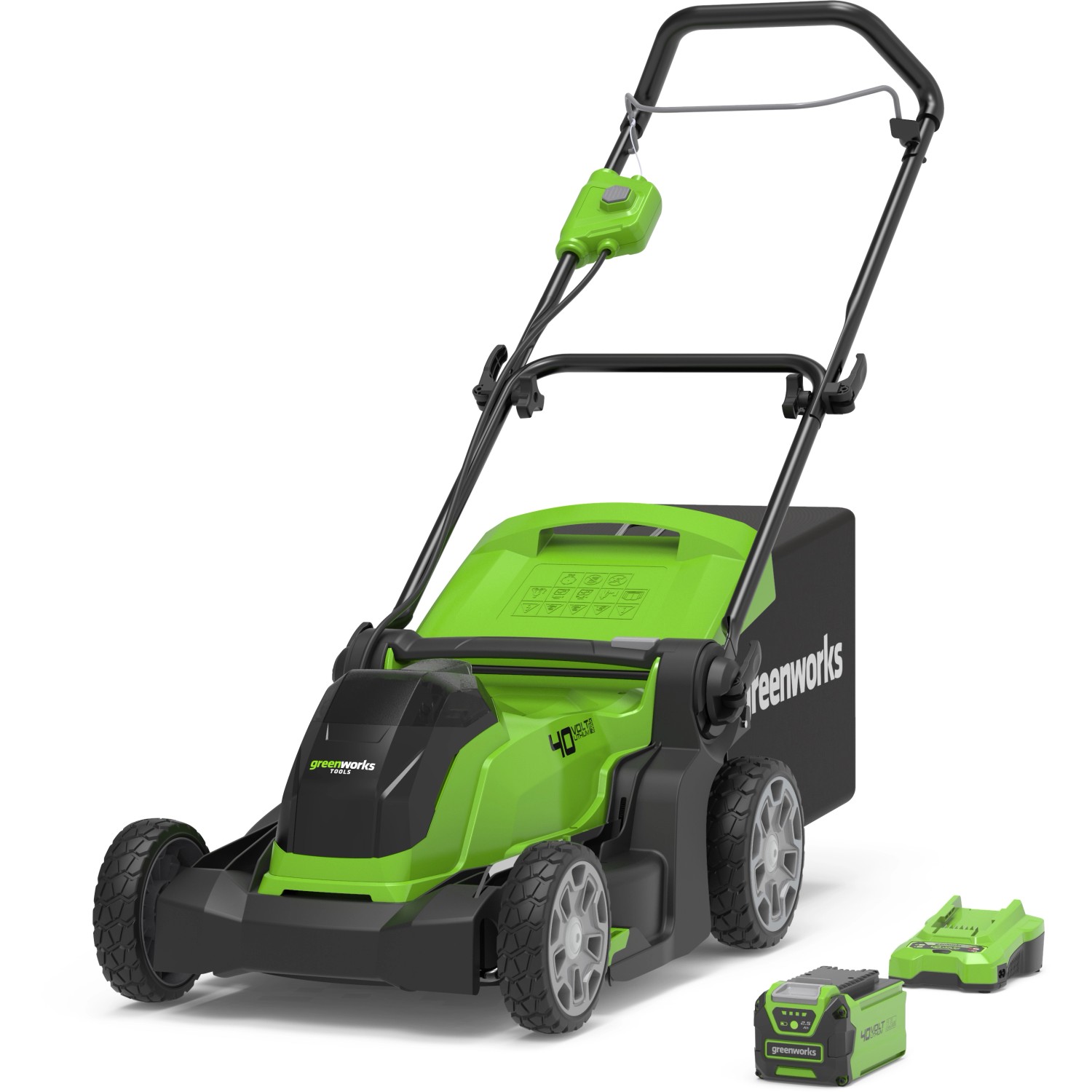 Greenworks Akku-Rasenmäher-Set G40LM41K2X 40 V KIT