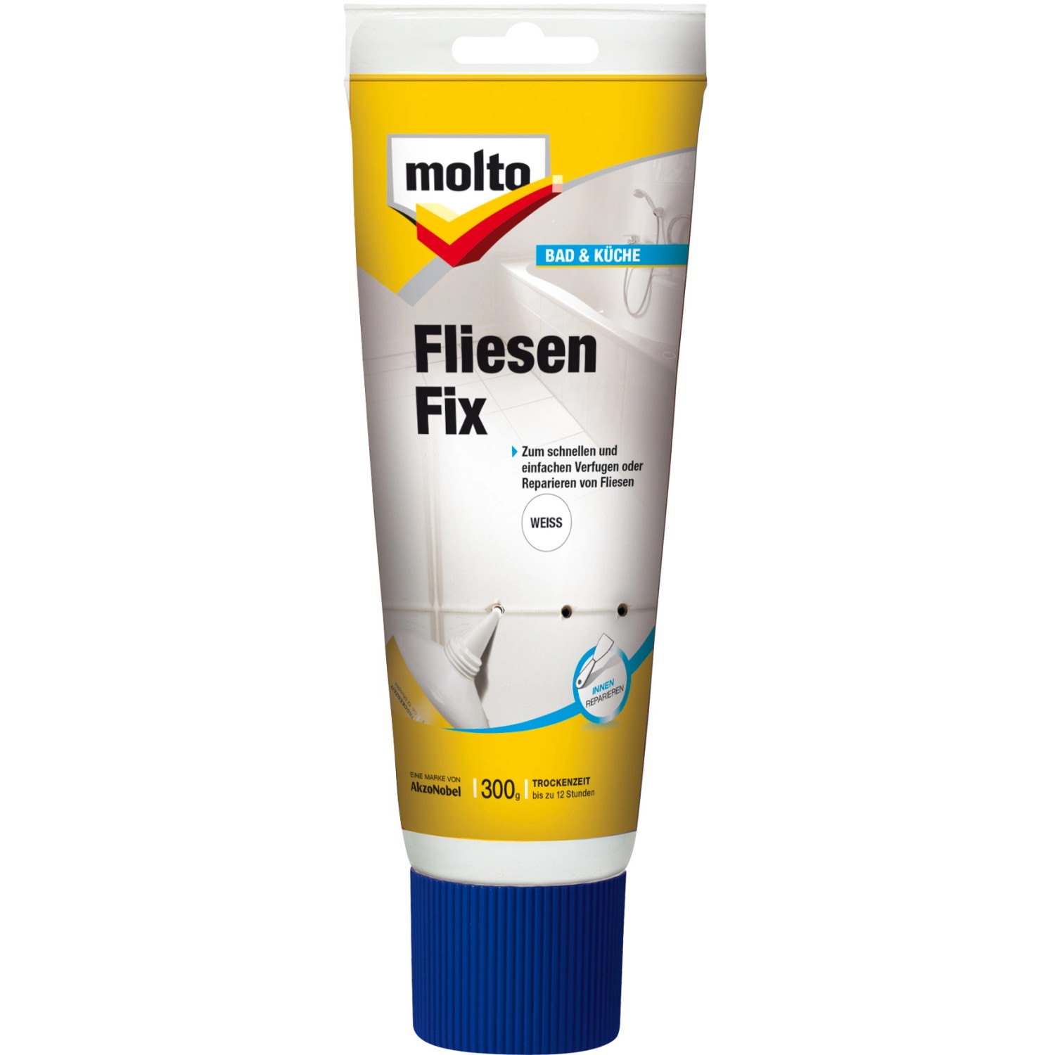Molto Fliesen Fix Fertigspachtel Weiß 300 g