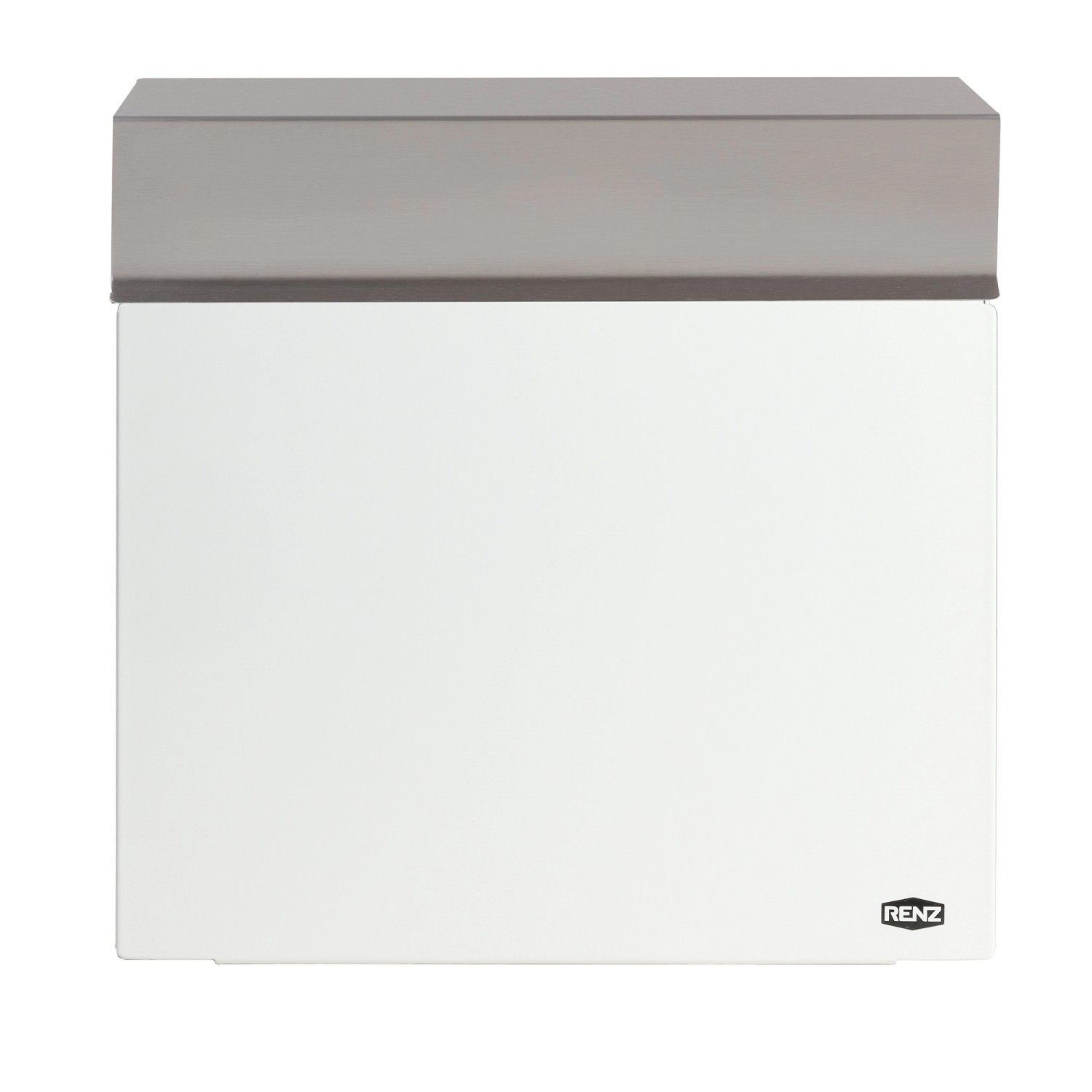 Renz Briefkasten Piazza N Weiß 36,7 cm x 37,5 cm x 11,5 cm