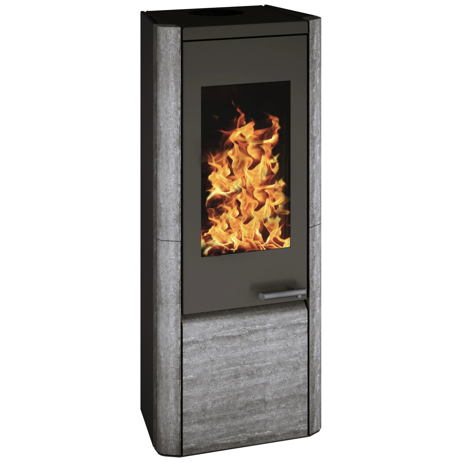 Wamsler Myro Kaminofen Speckstein Schwarz 8 kW