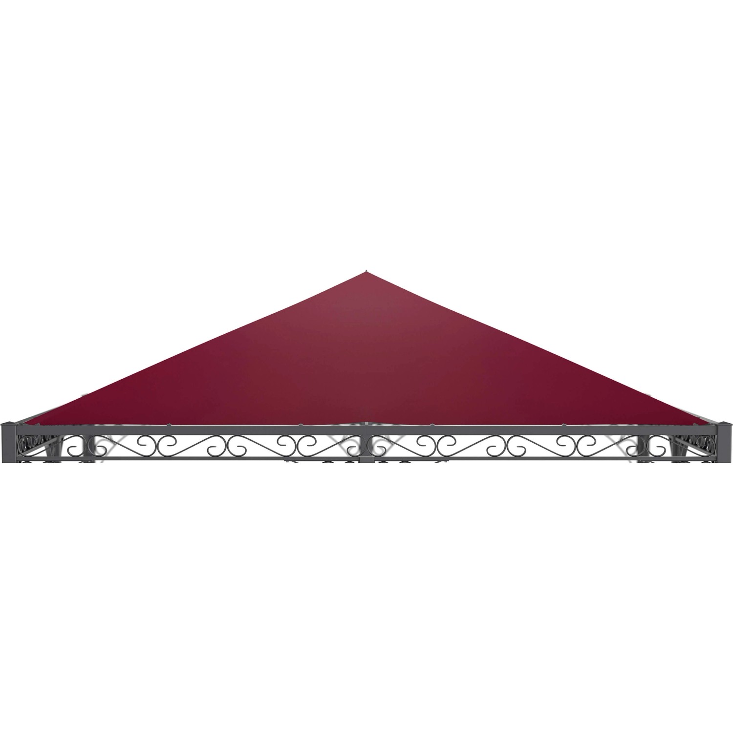 Eleo Sonnensegel 400 cm x 400 cm für Pavillon Palermo/Torino Weinrot