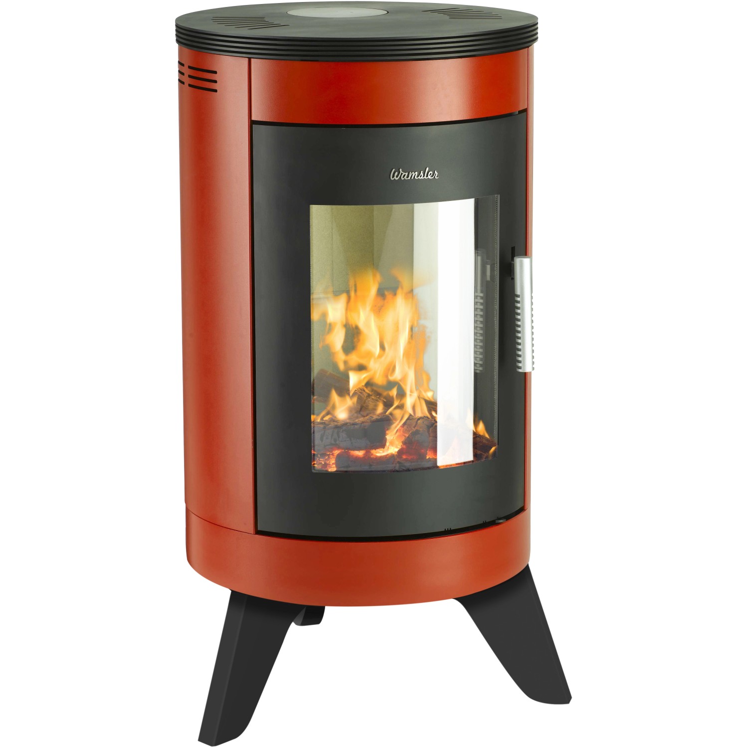 Wamsler City Kaminofen Stahl Schwarz 7 kW