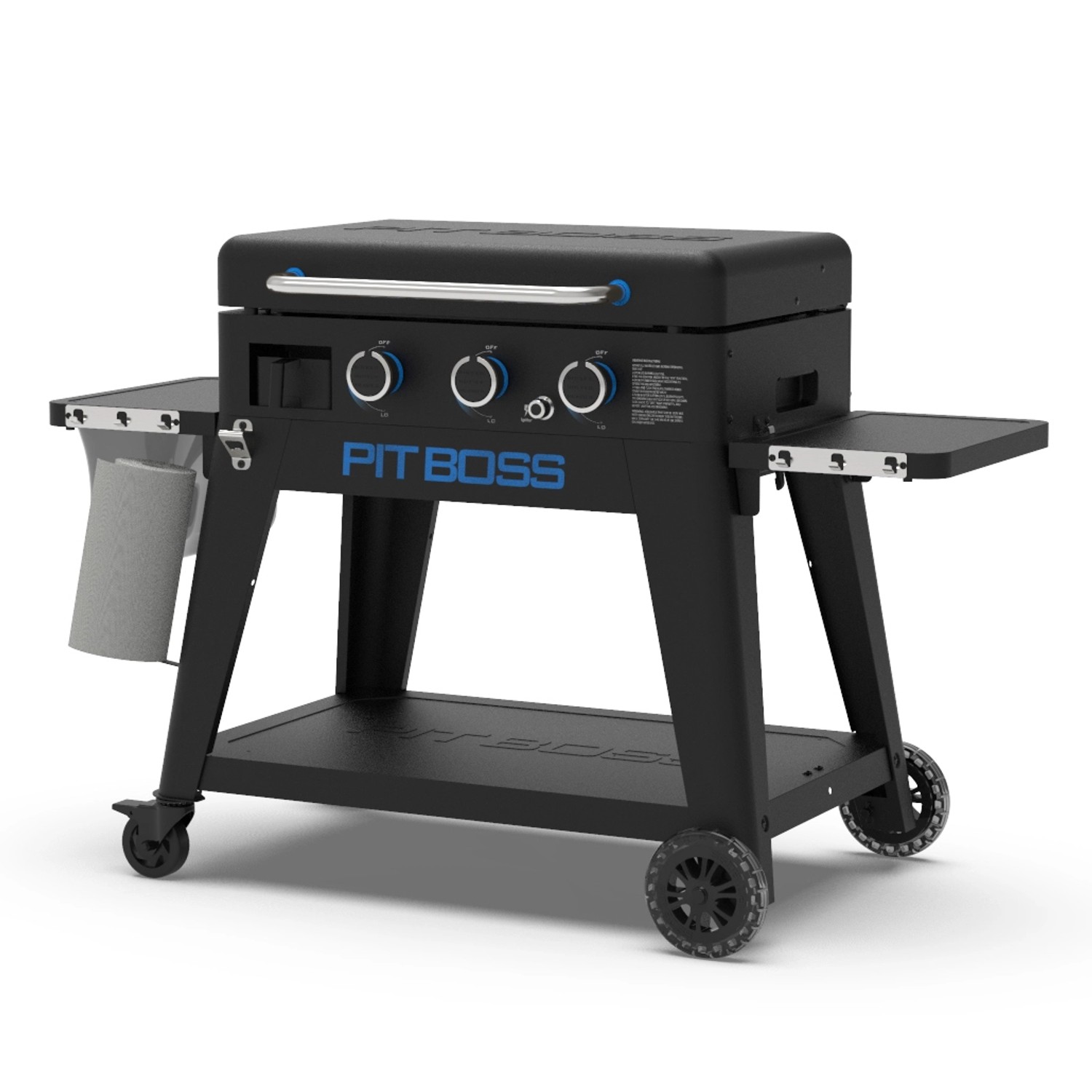 Pit Boss Gasgrill Plancha Ultimate Lift-Off mit 3-Brenner Schwarz