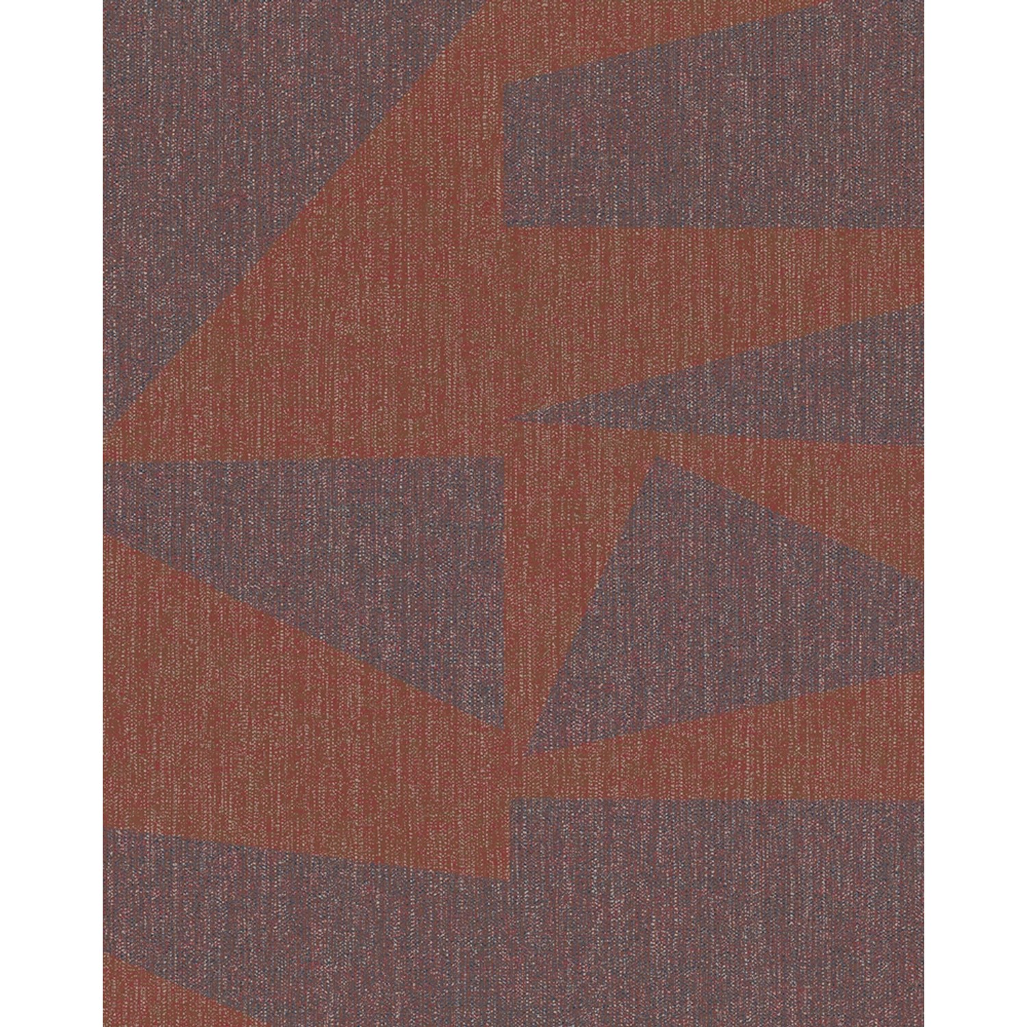 Schöner Wohnen Vliestapete Grafisch Braun-Blau-Rot FSC®