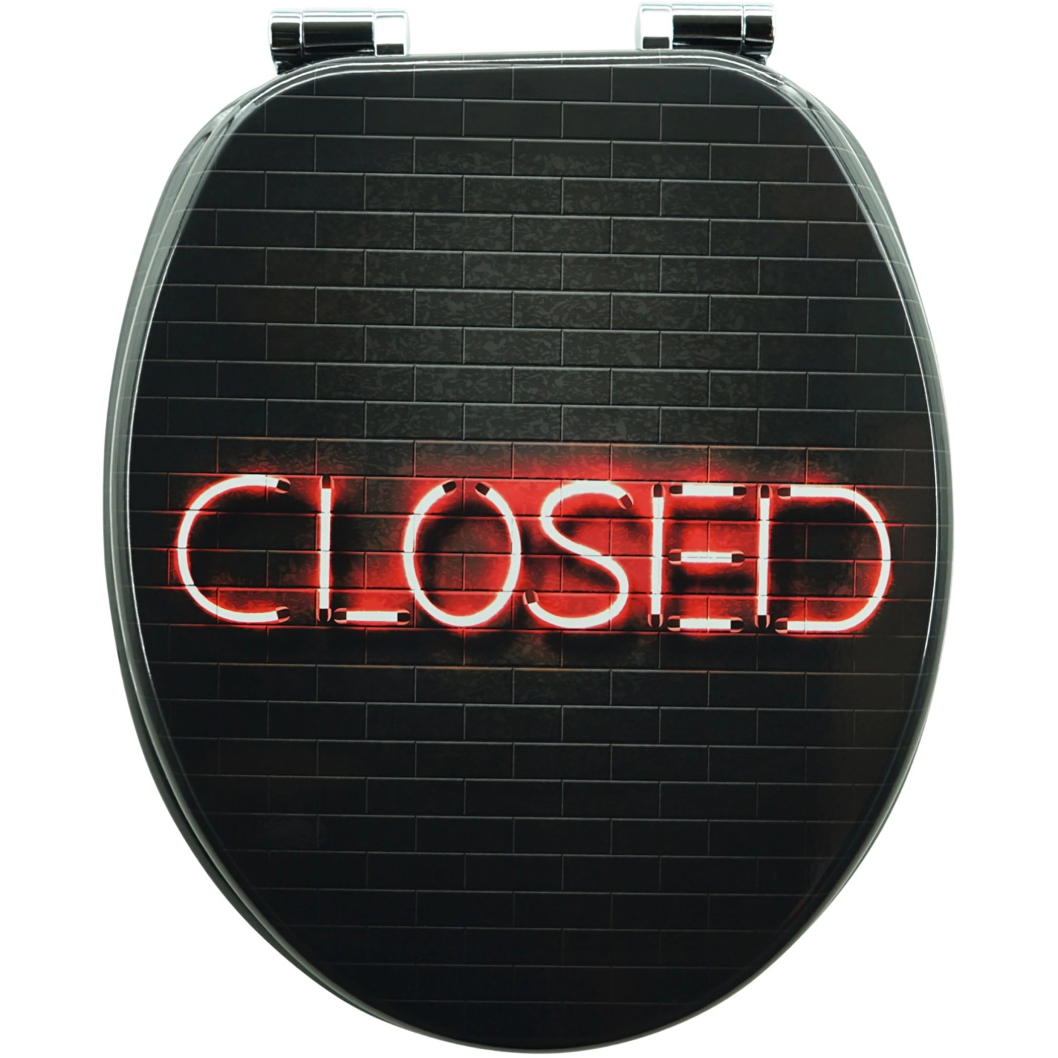 Sanfino WC Sitz Open-Closed Toilettendeckel mit Absenkautomatik aus Holz