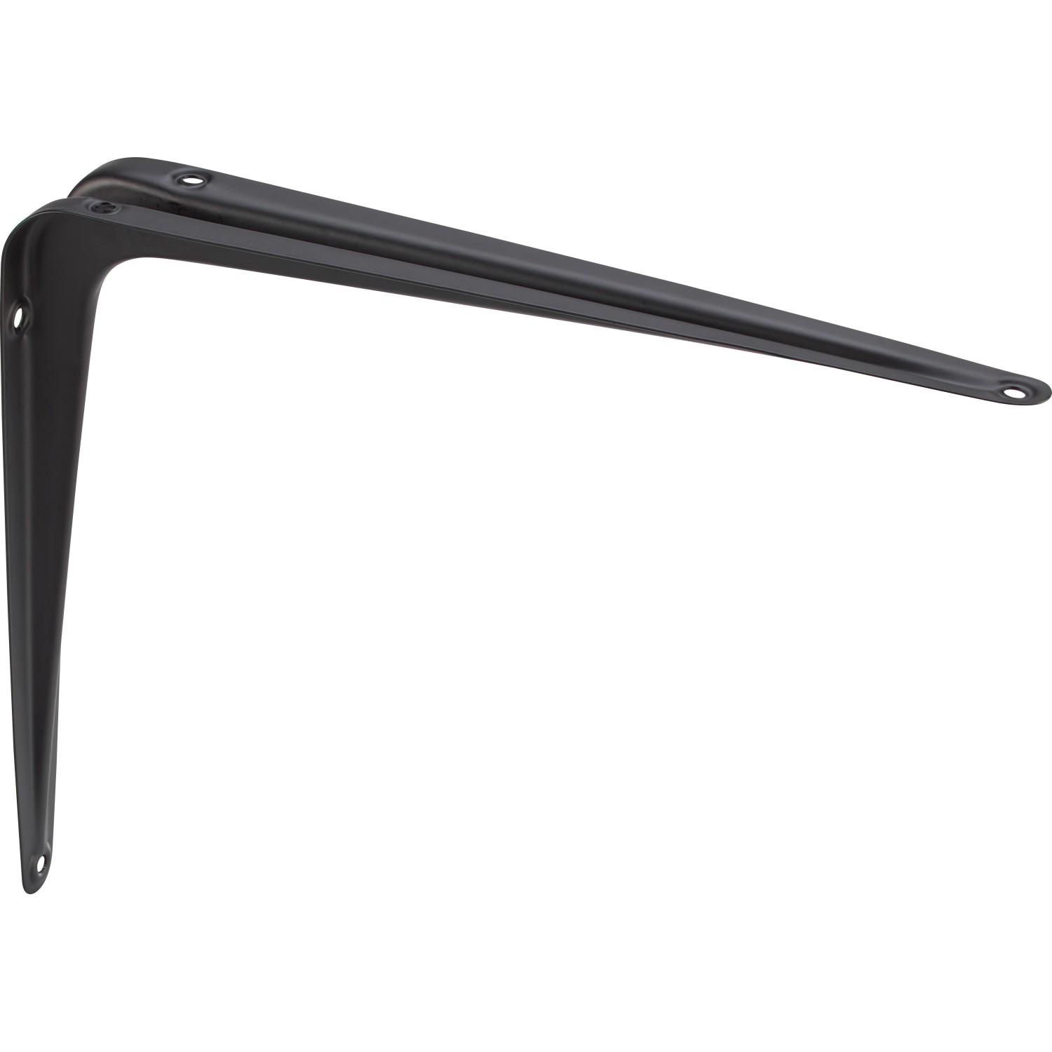 Stahlblech-Konsole 10 cm x 7,5 cm Schwarz