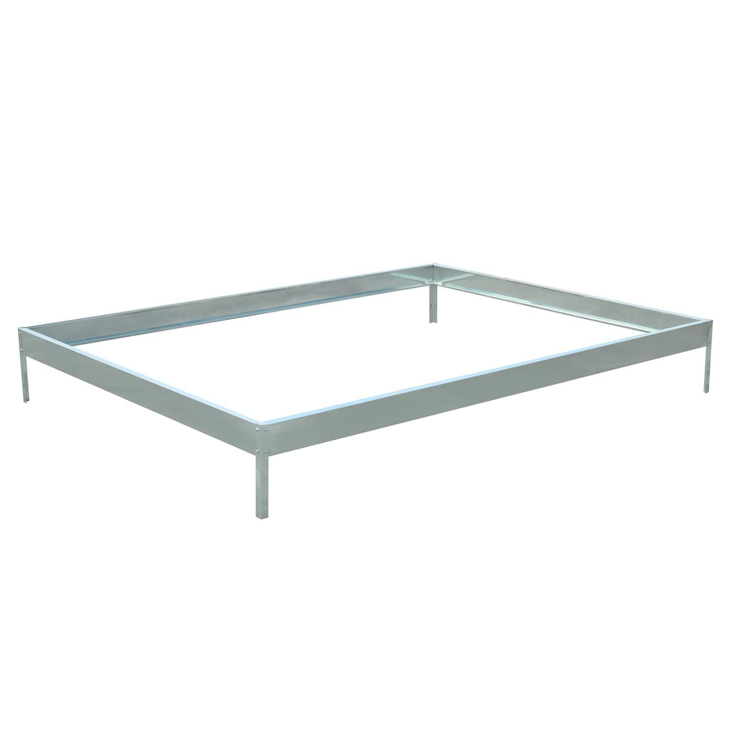 Floraworld Fundament für Gewächshaus Grow I 34,5 cm x 190 cm x 190 cm Aluminium